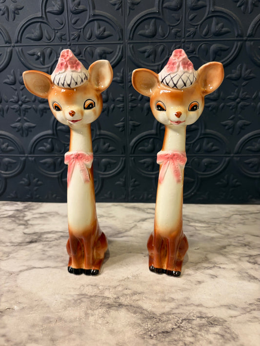 Napco Long Neck Bambi Salt and Pepper