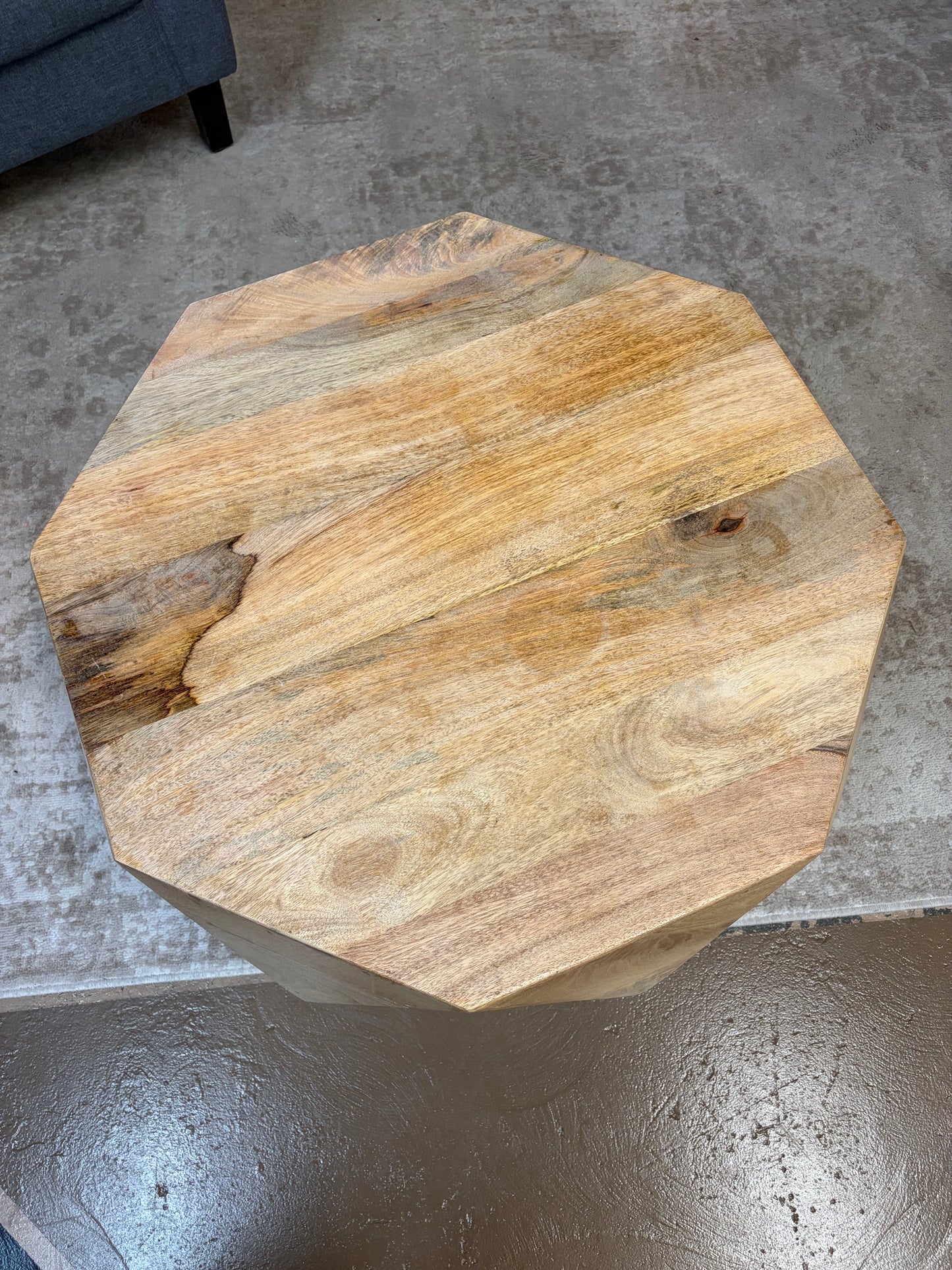 Geometric Wood Coffee Table