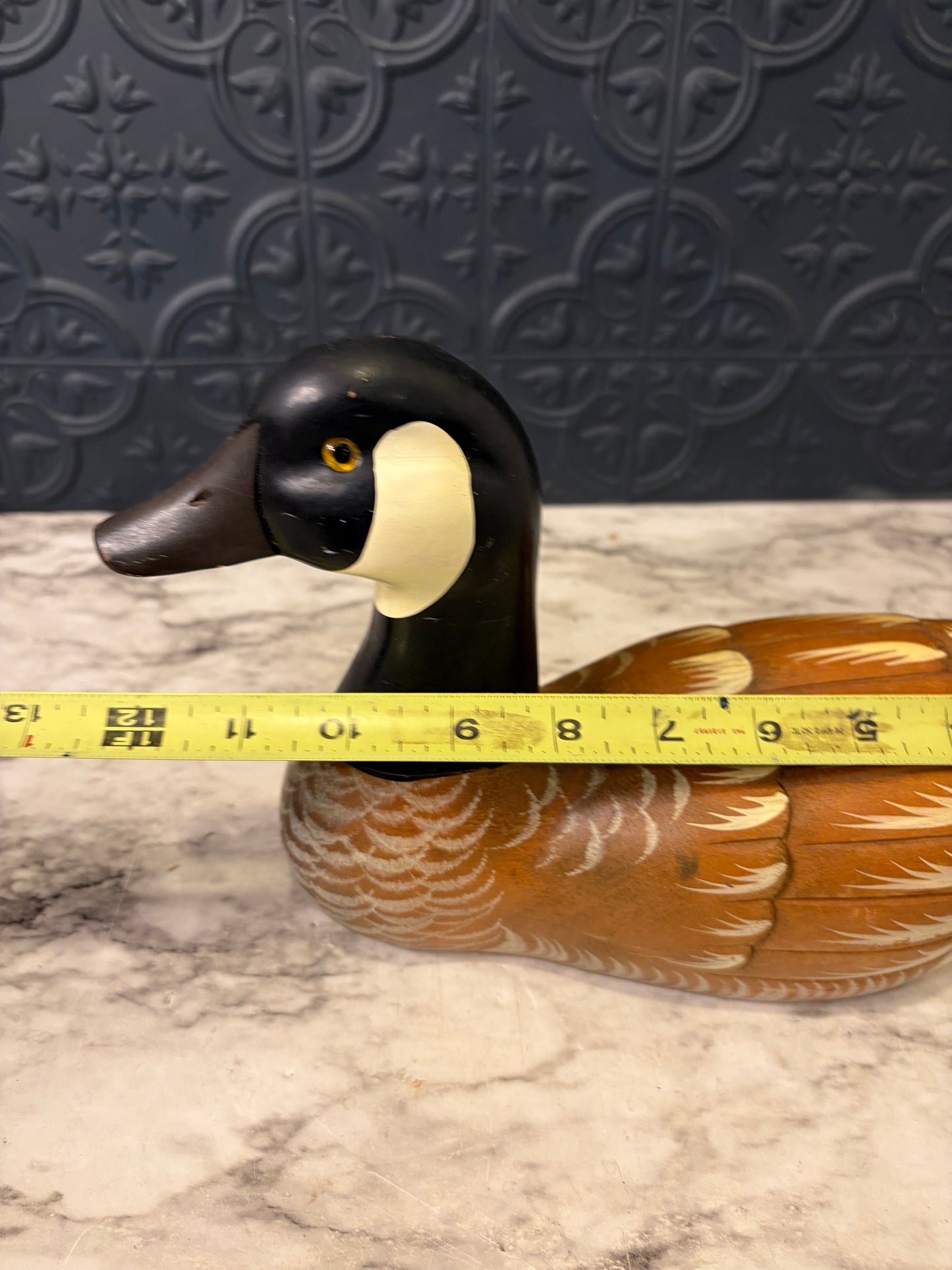 1980s Wood Goose