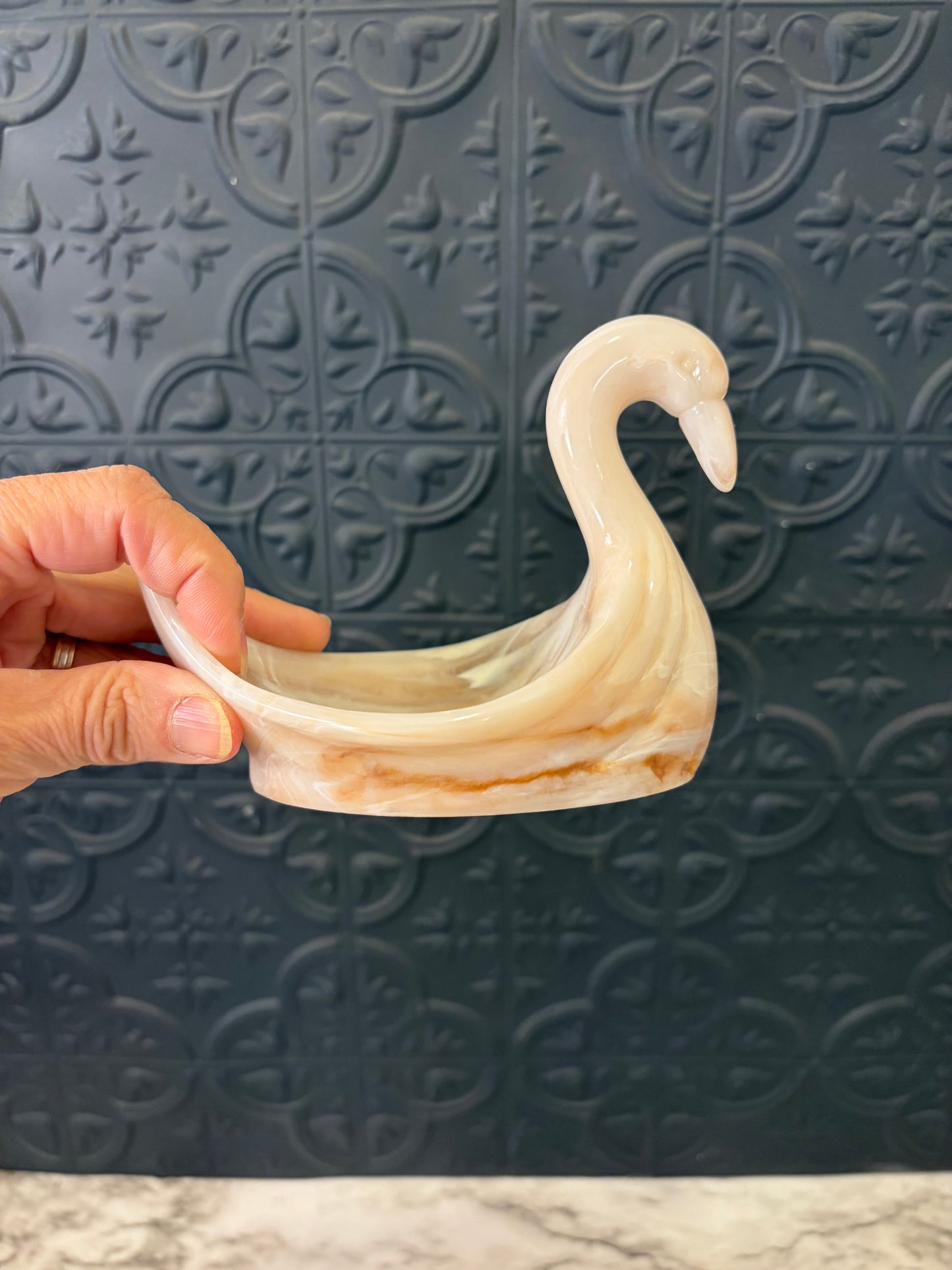 Small Plastic Swan Dish