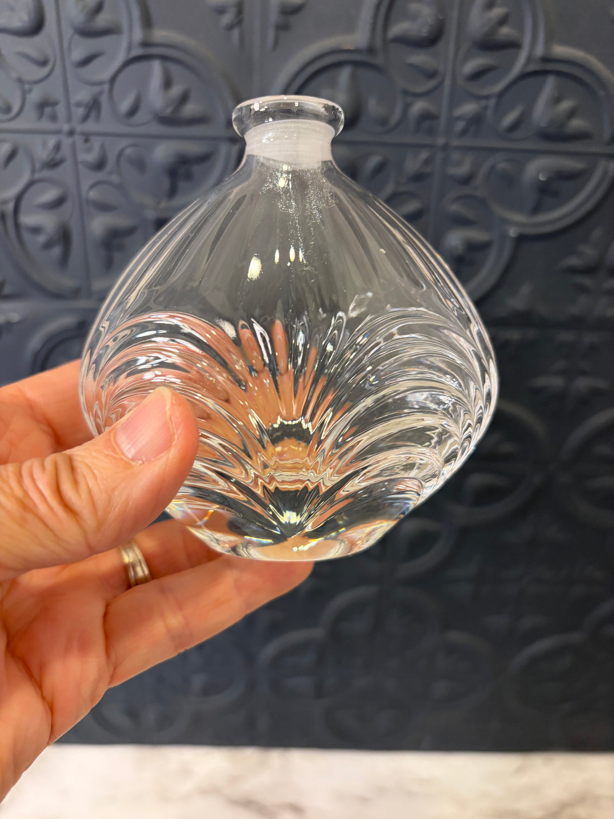 Vintage Royal Crystal Perfume bottle AS IS