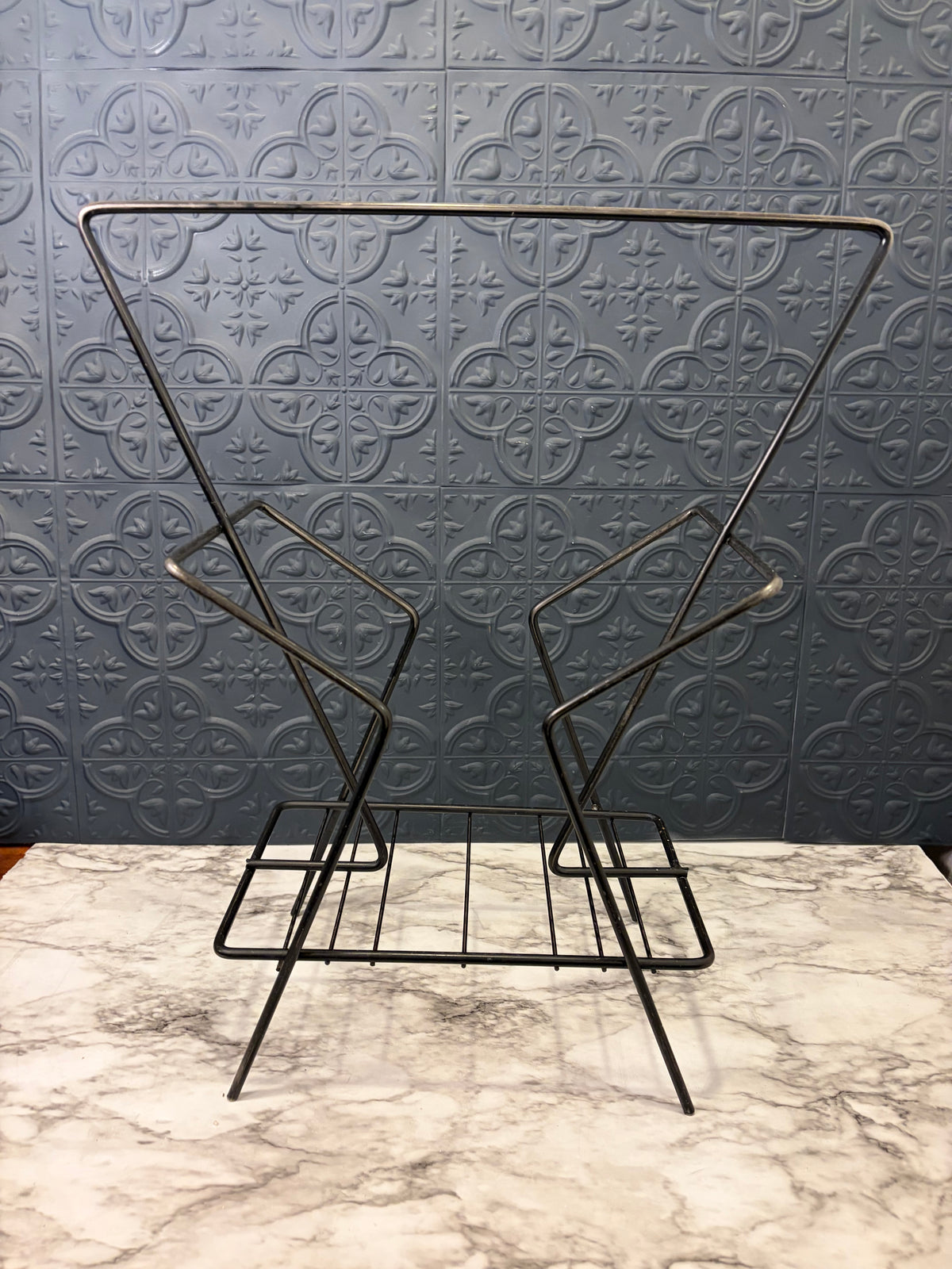 Cloths Rack Mcm Black Wire MCM Magazine Rack – Make Me Modern Decor