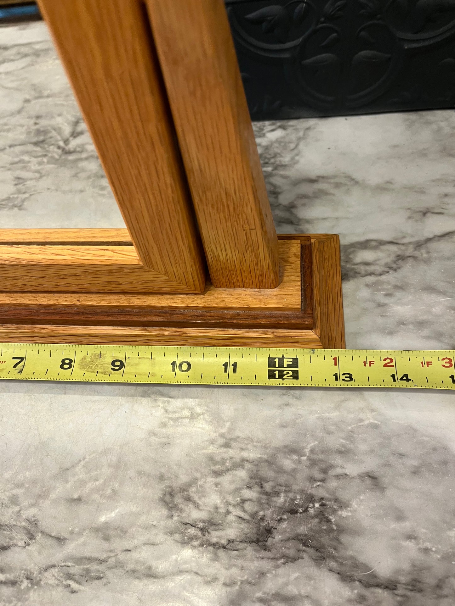 Handmade Tabletop Oak Mirror