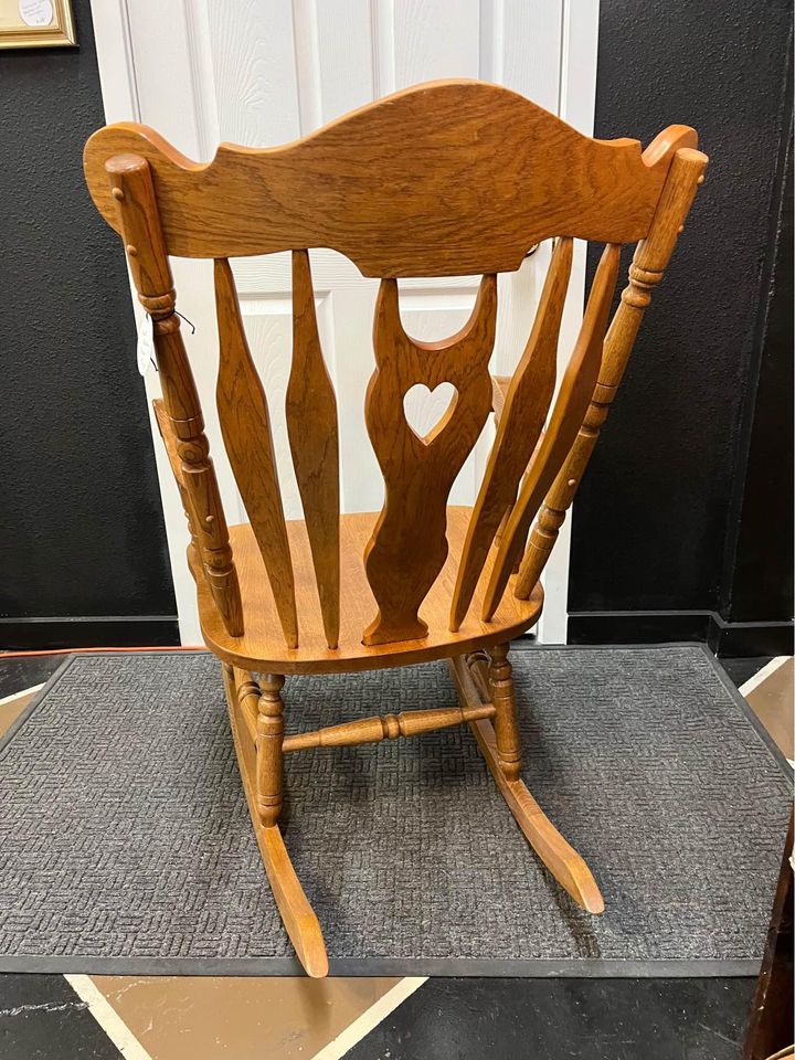 Oak rocking chair