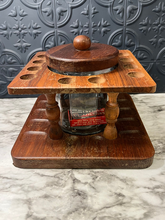 Pipe Tobacco Humidor Holds 12 Pipes