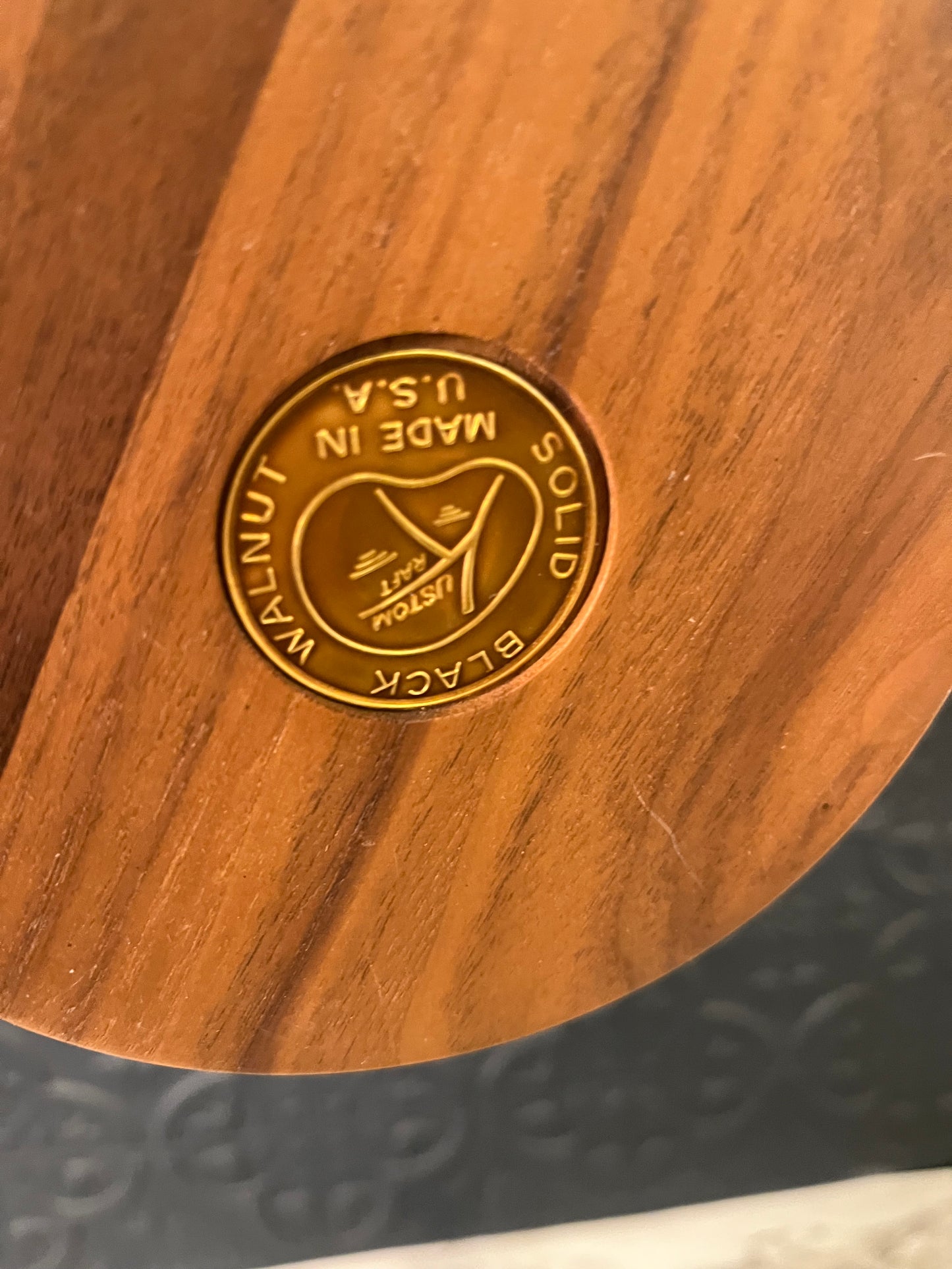 Mid Century Walnut Condiment server