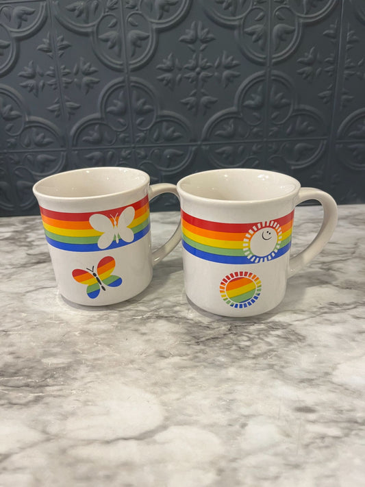 Set of 2 Russ Rainbow Mugs