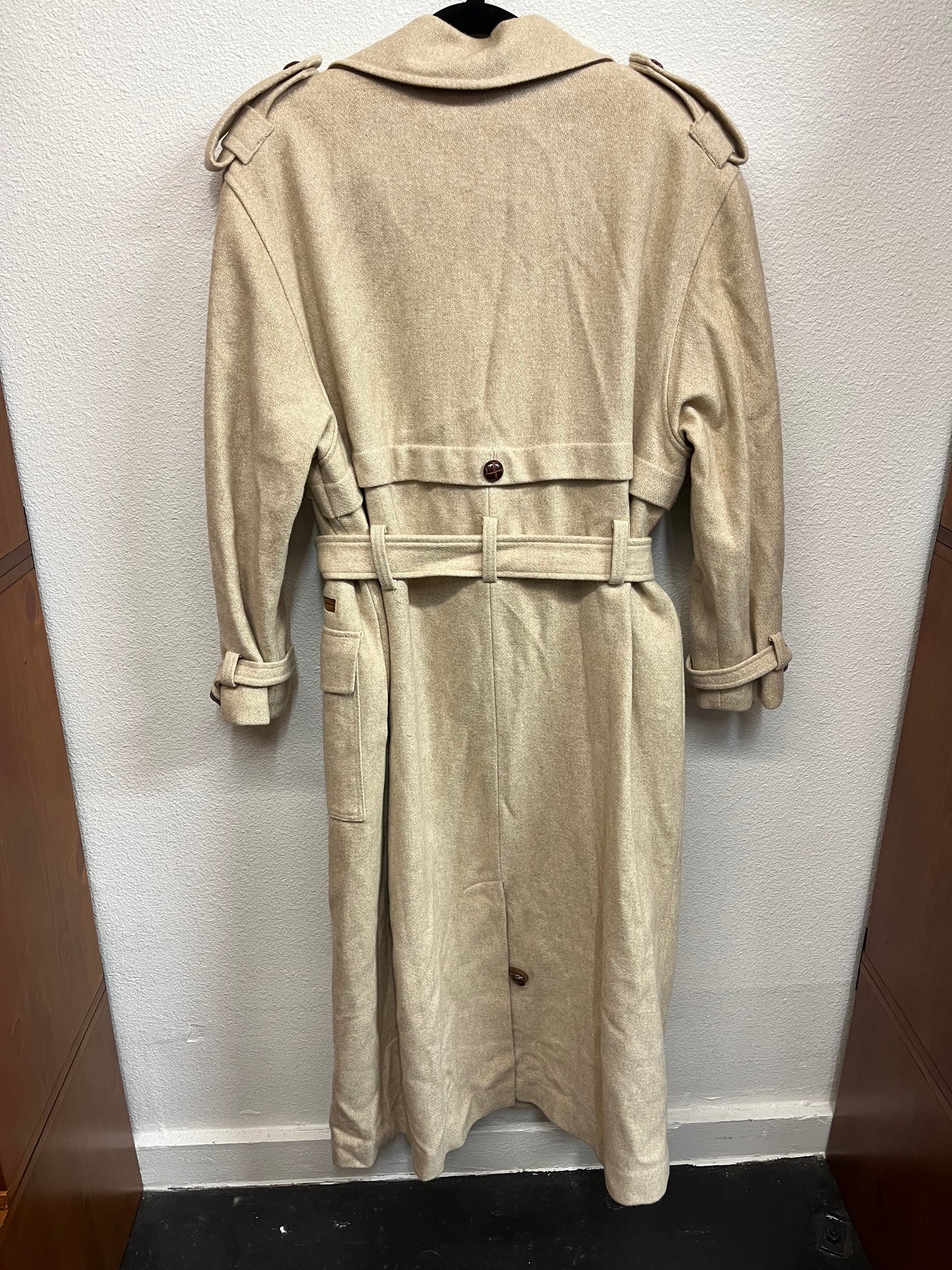Together Cream Wool Trench Coat