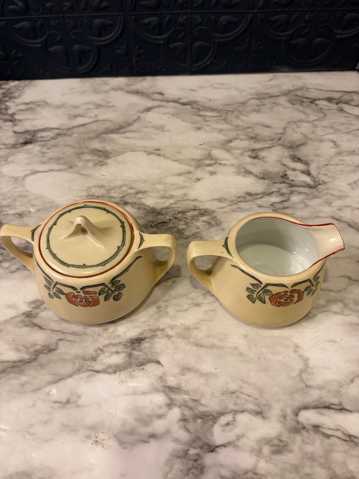 Cream and Sugar German Set