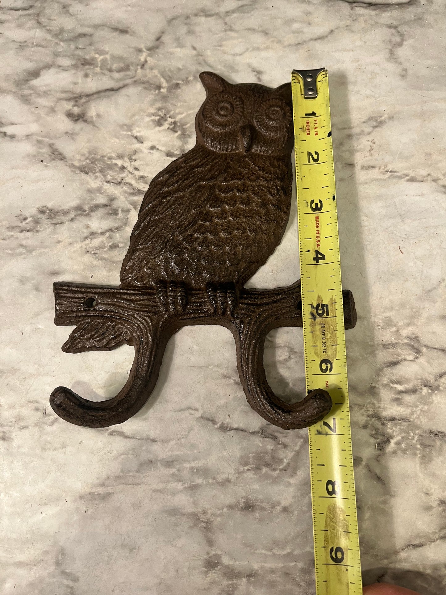 Cast Iron Owl Hooks