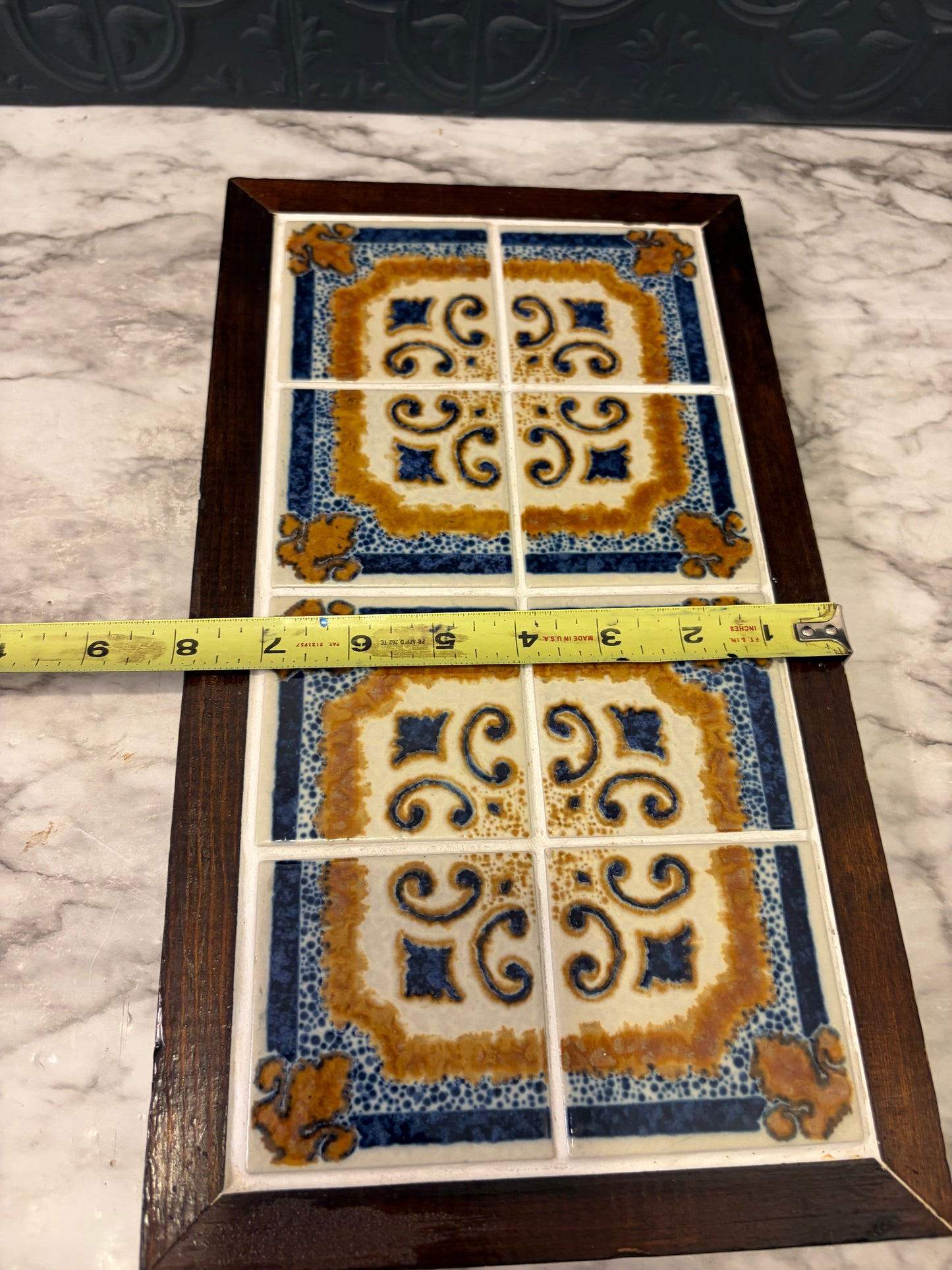 14" Tile Trivet Tray