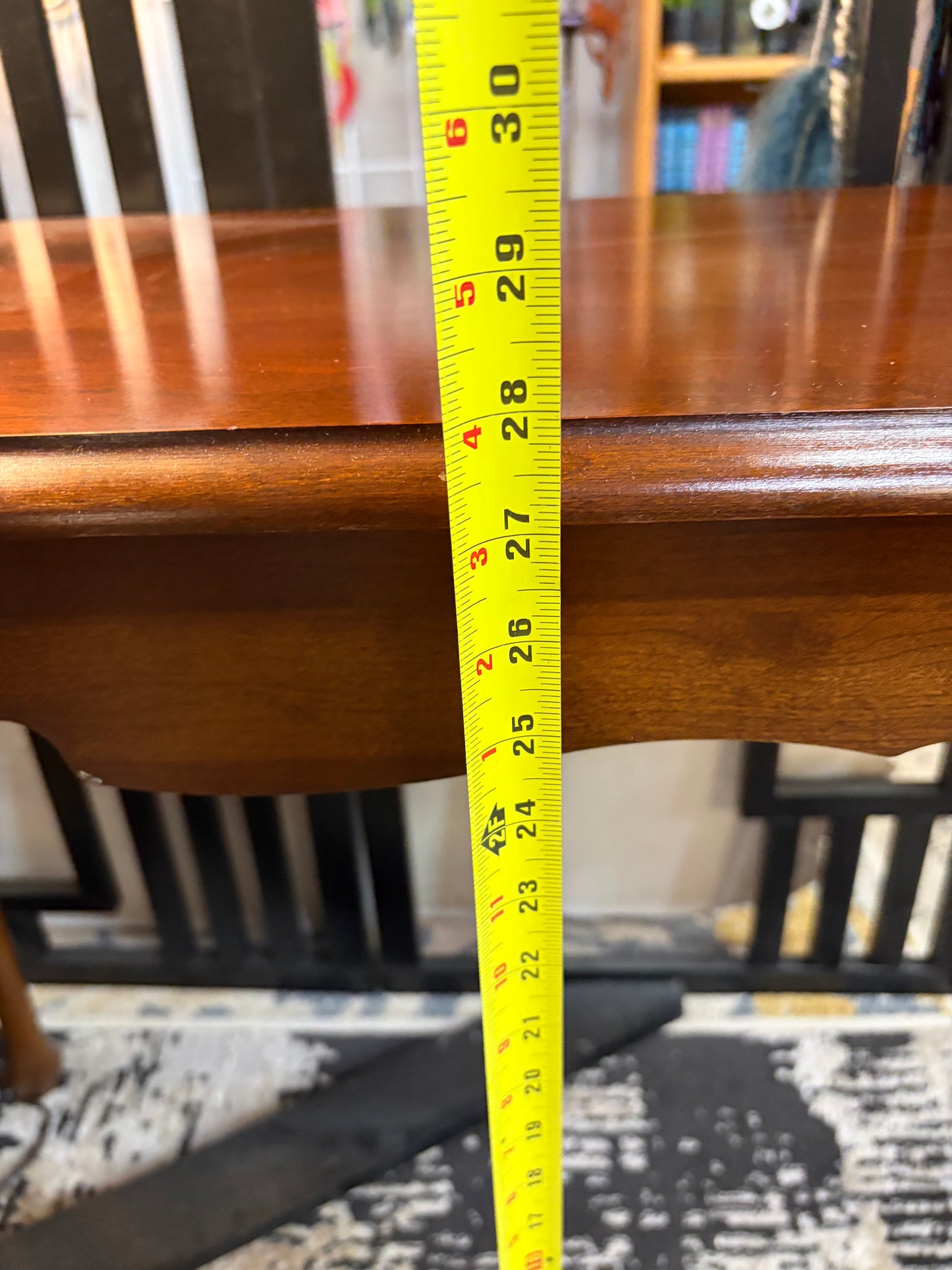 Long Cherry Color Entry/Sofa Table