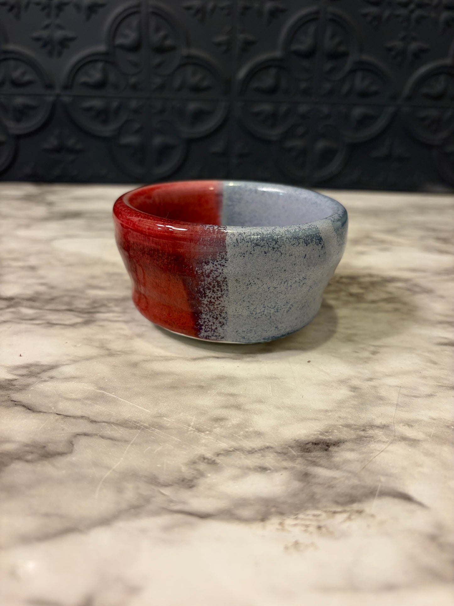Small Red and Grey Pottery bowl