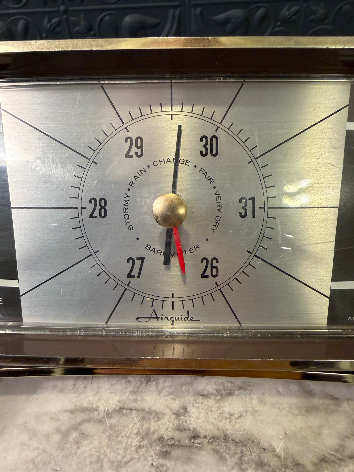 Vintage Airguide Desktop Weather Station AS IS