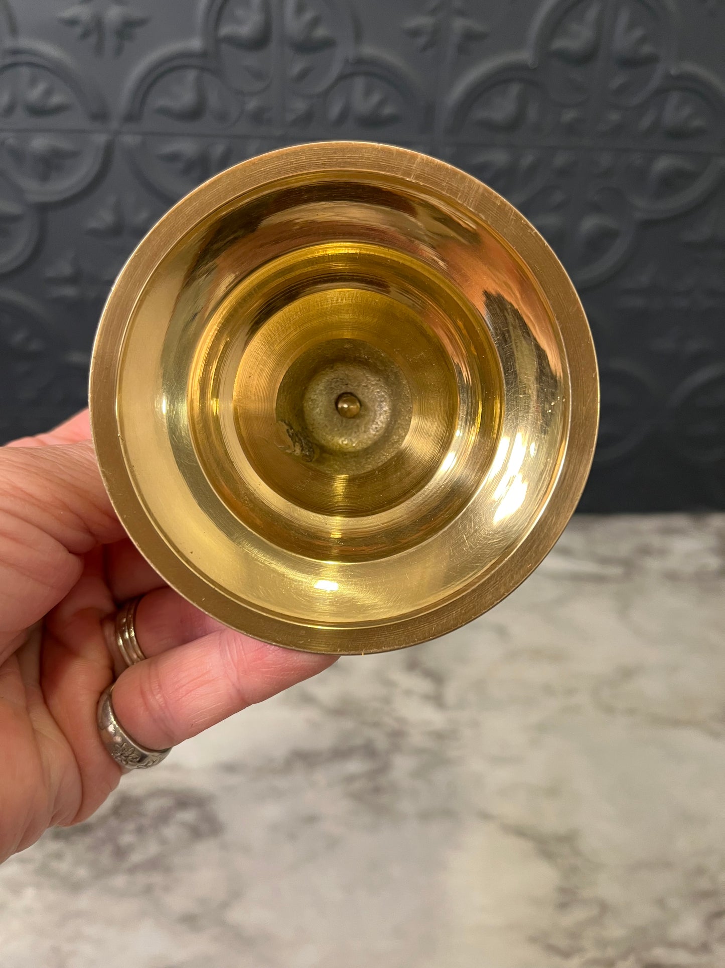 Short Brass Pillar Holder 2 x 4