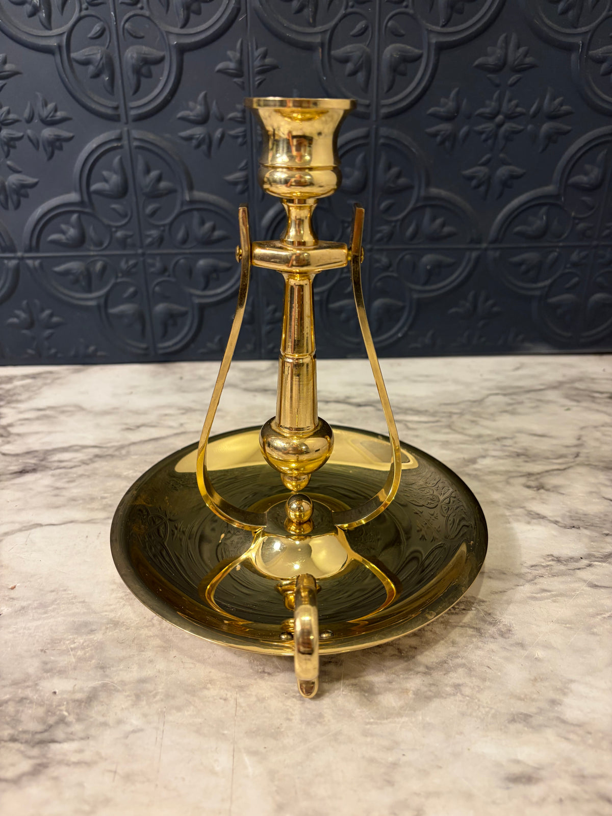 Brass Nautical Candle Holder/Wall Sconce