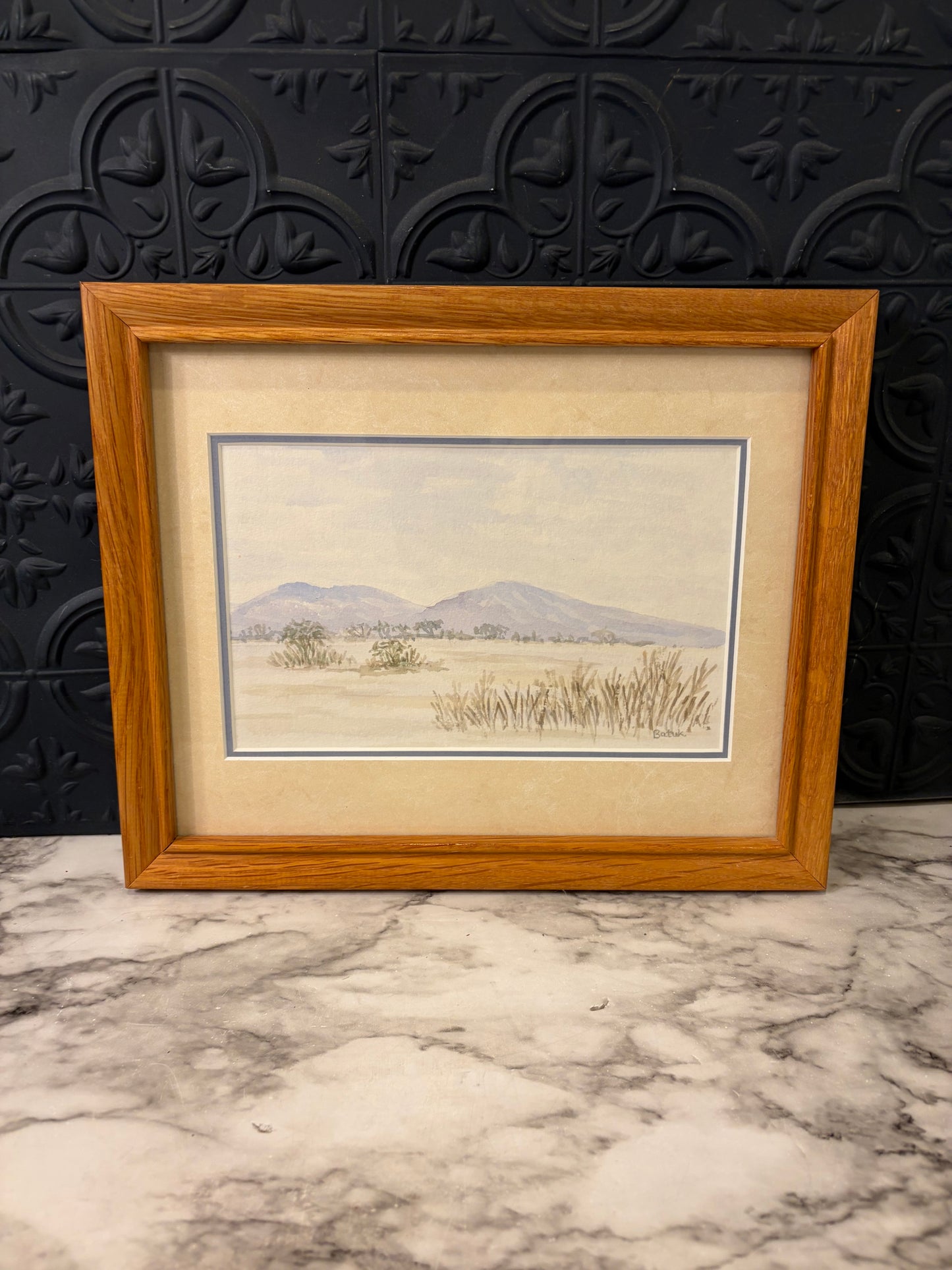 Original Watercolor by Bautk of Desert