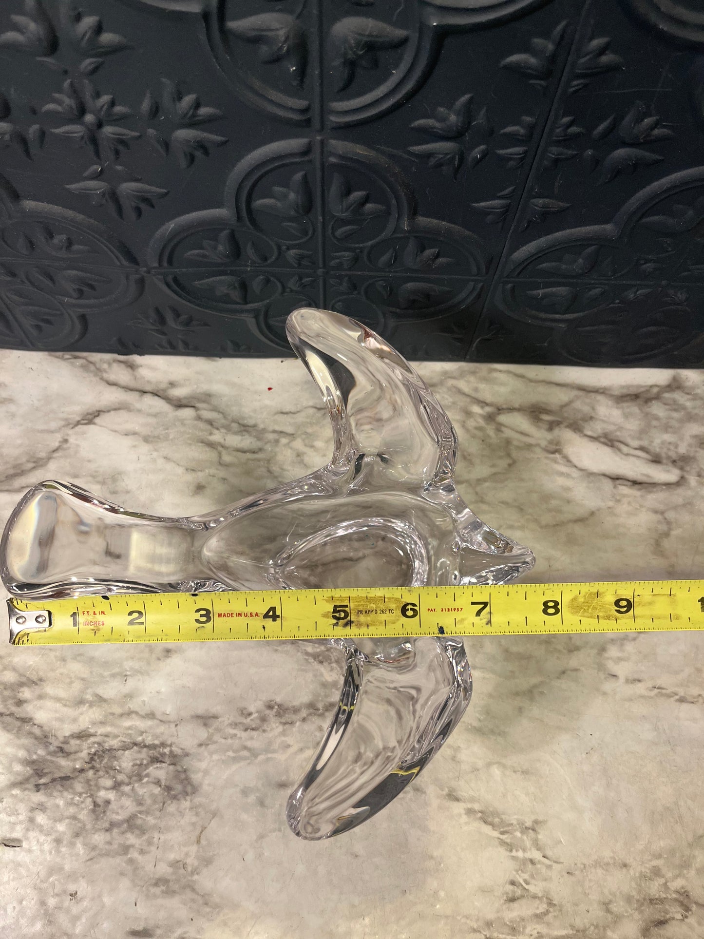 Vitage Princess House Crystal Dove dish