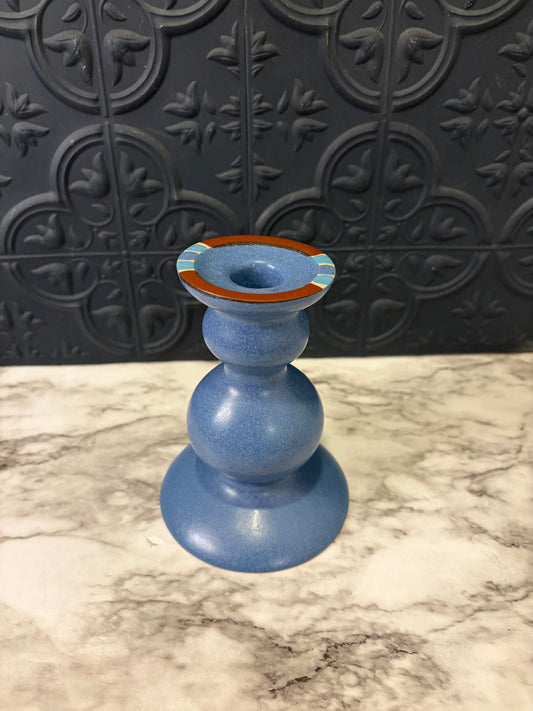 Dansk Mesa Blue Candle Holder