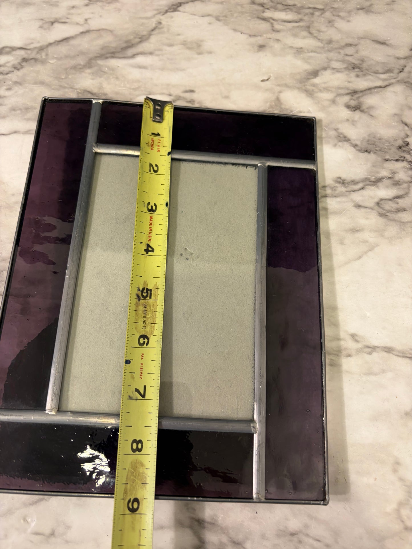 Purple Stained Glass Frame
