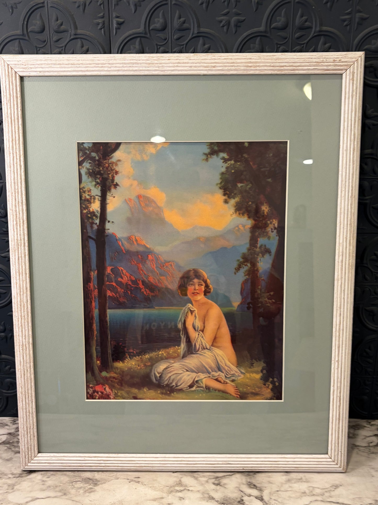 June Morn Print Framed