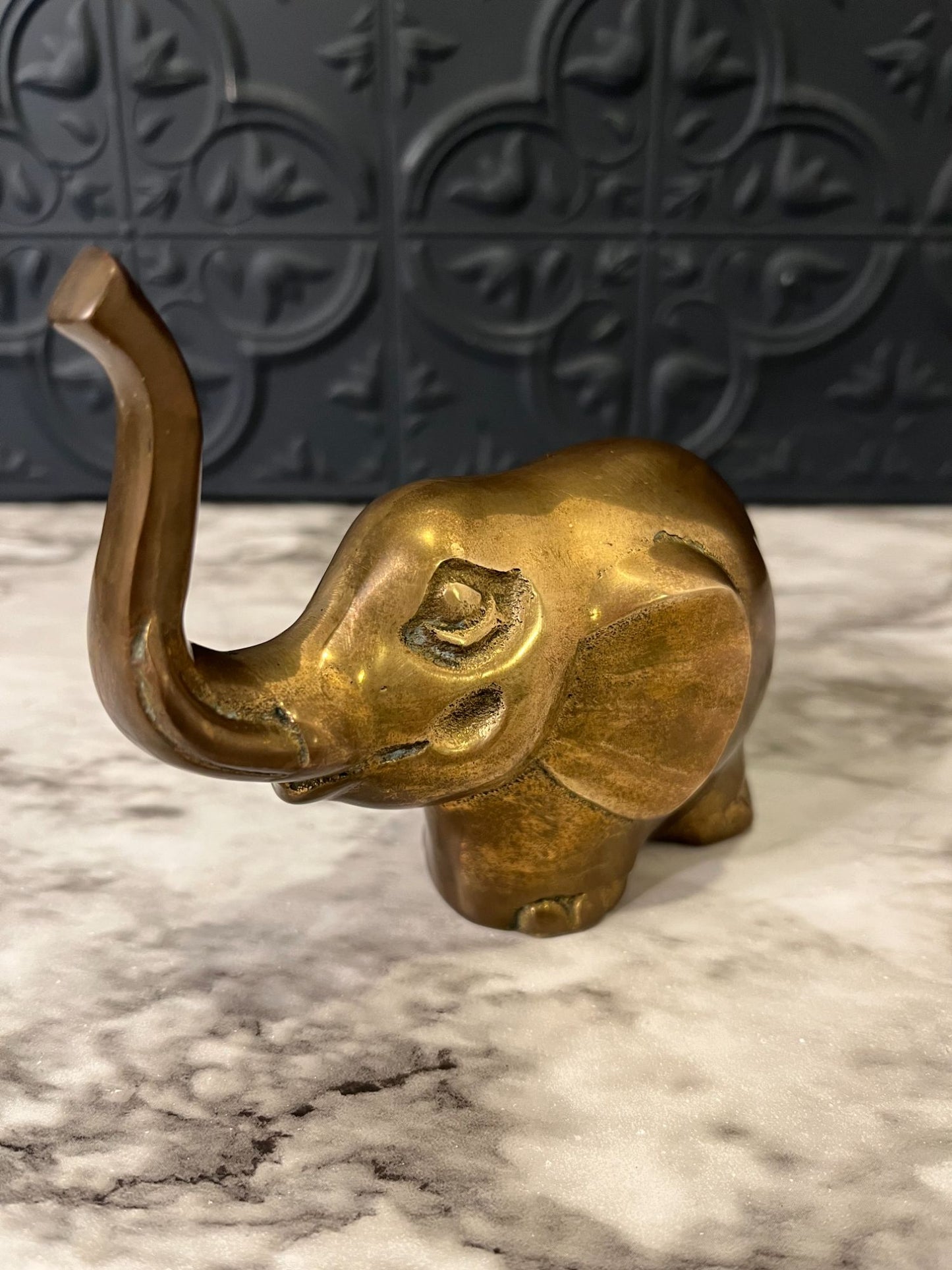 Small Brass Elephant