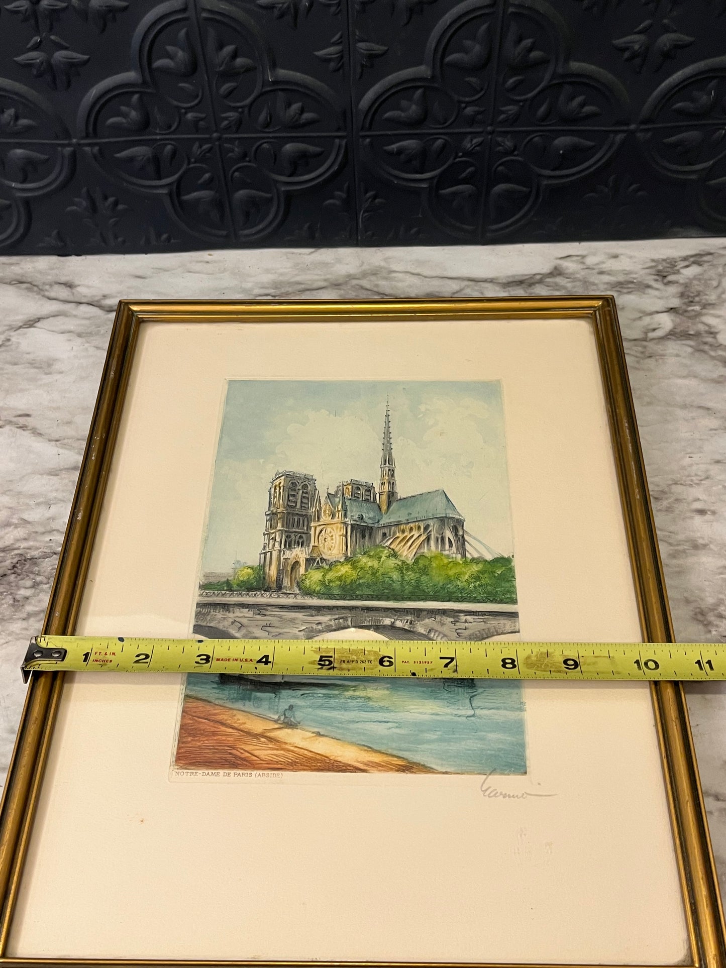 Print of Notre Dame Watercolor