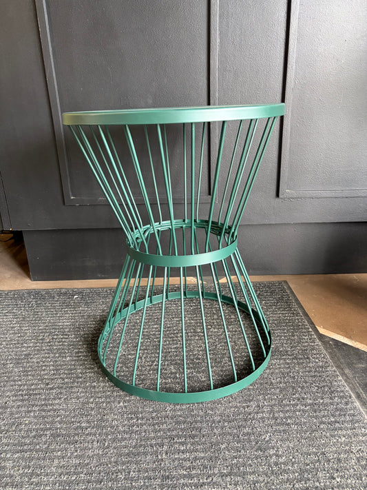 Green Metal Outdoor Side Table
