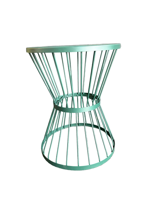 Green Metal Outdoor Side Table
