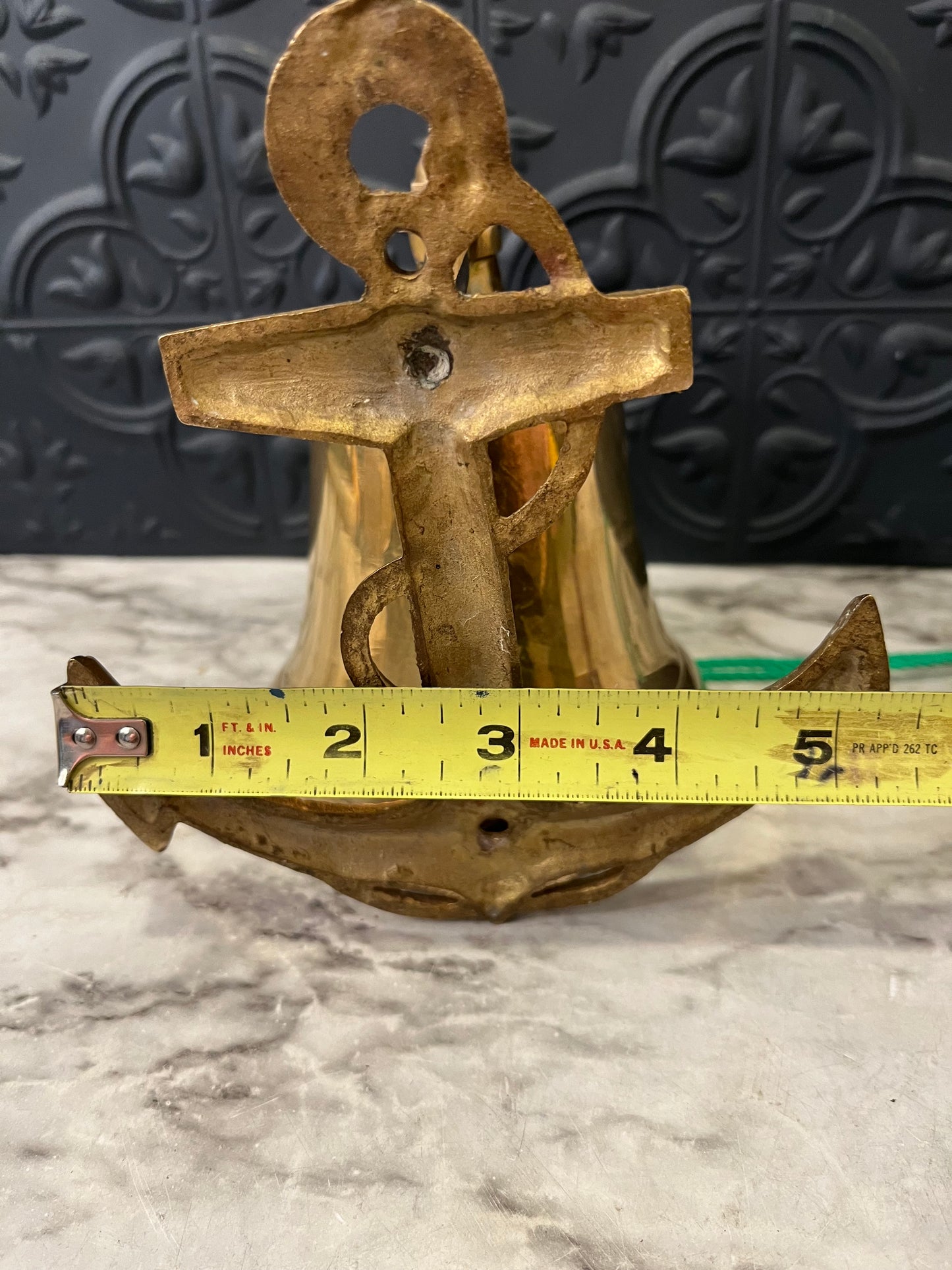 Anchor Brass Dinner Bell