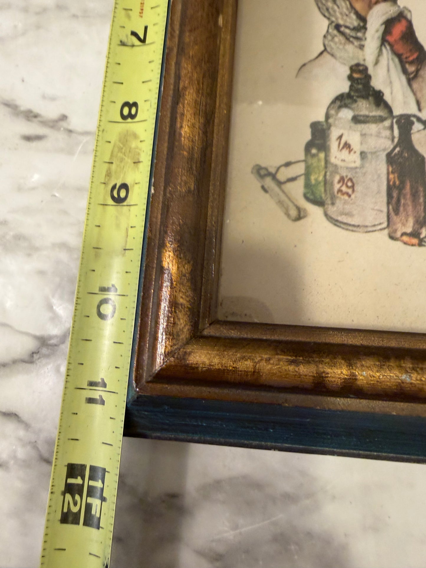 Rockwell's The Pharmacist Print in Deep Frame