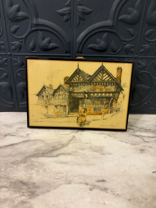 The Falcon Inn on Laminated Wood