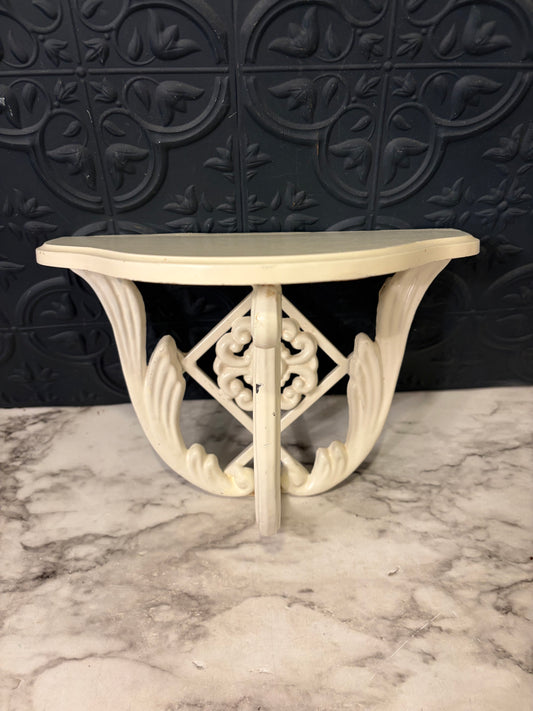 White cast Iron Wall Shelf