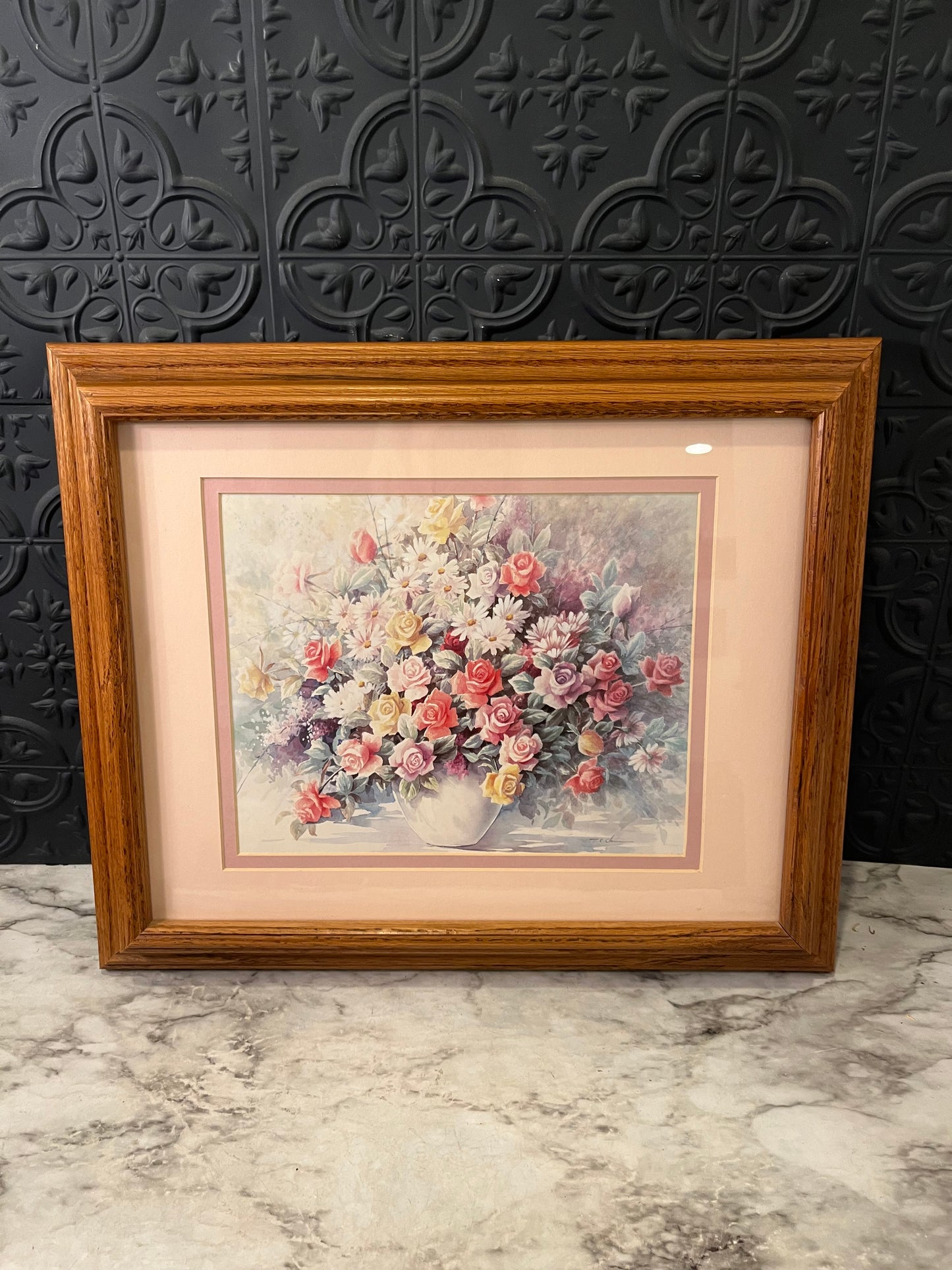 Rose Fairies Print Framed