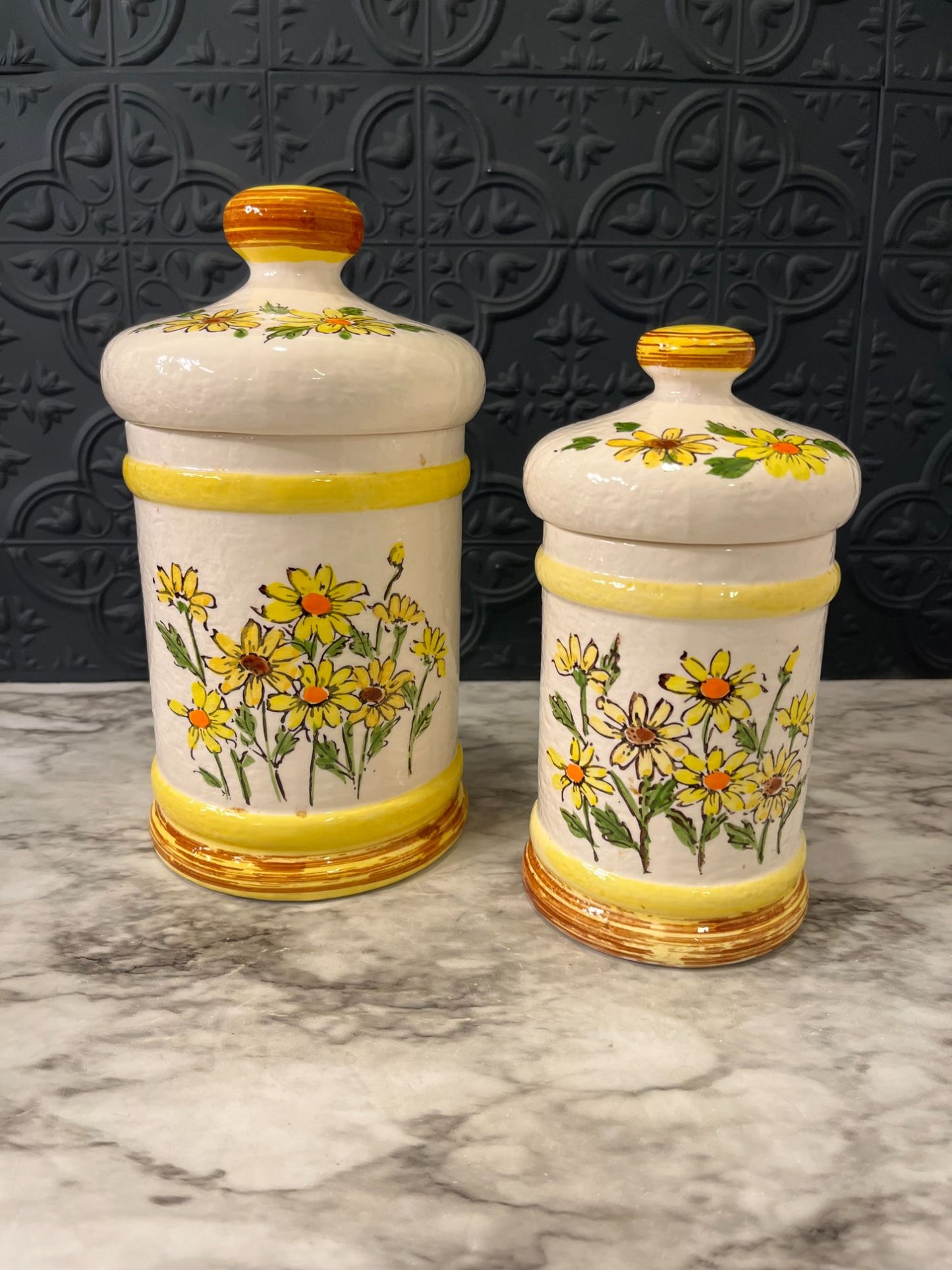 Sears and Roebuck Daisy  Canisters