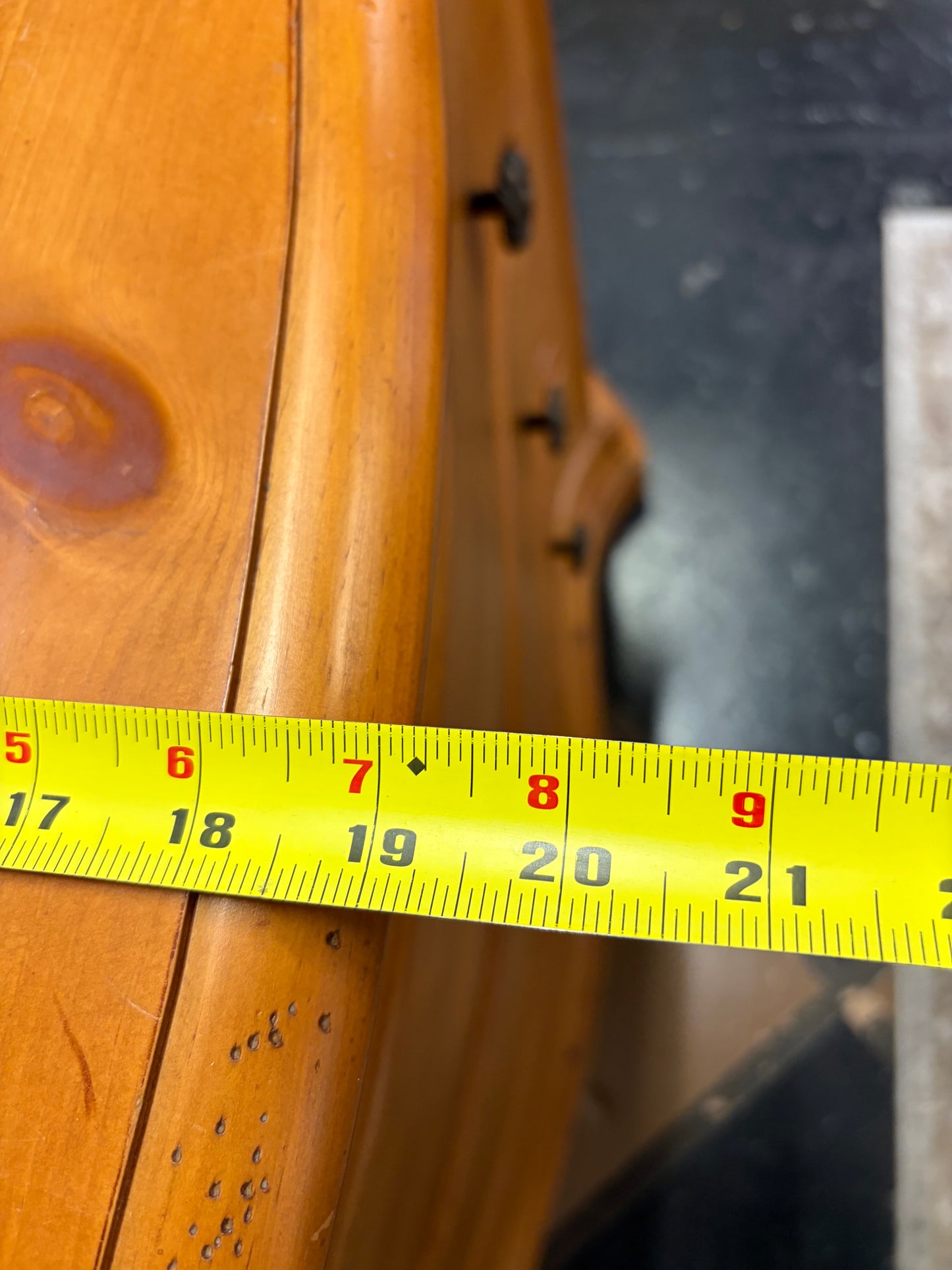 Three Drawer Light Pine Finished Dresser