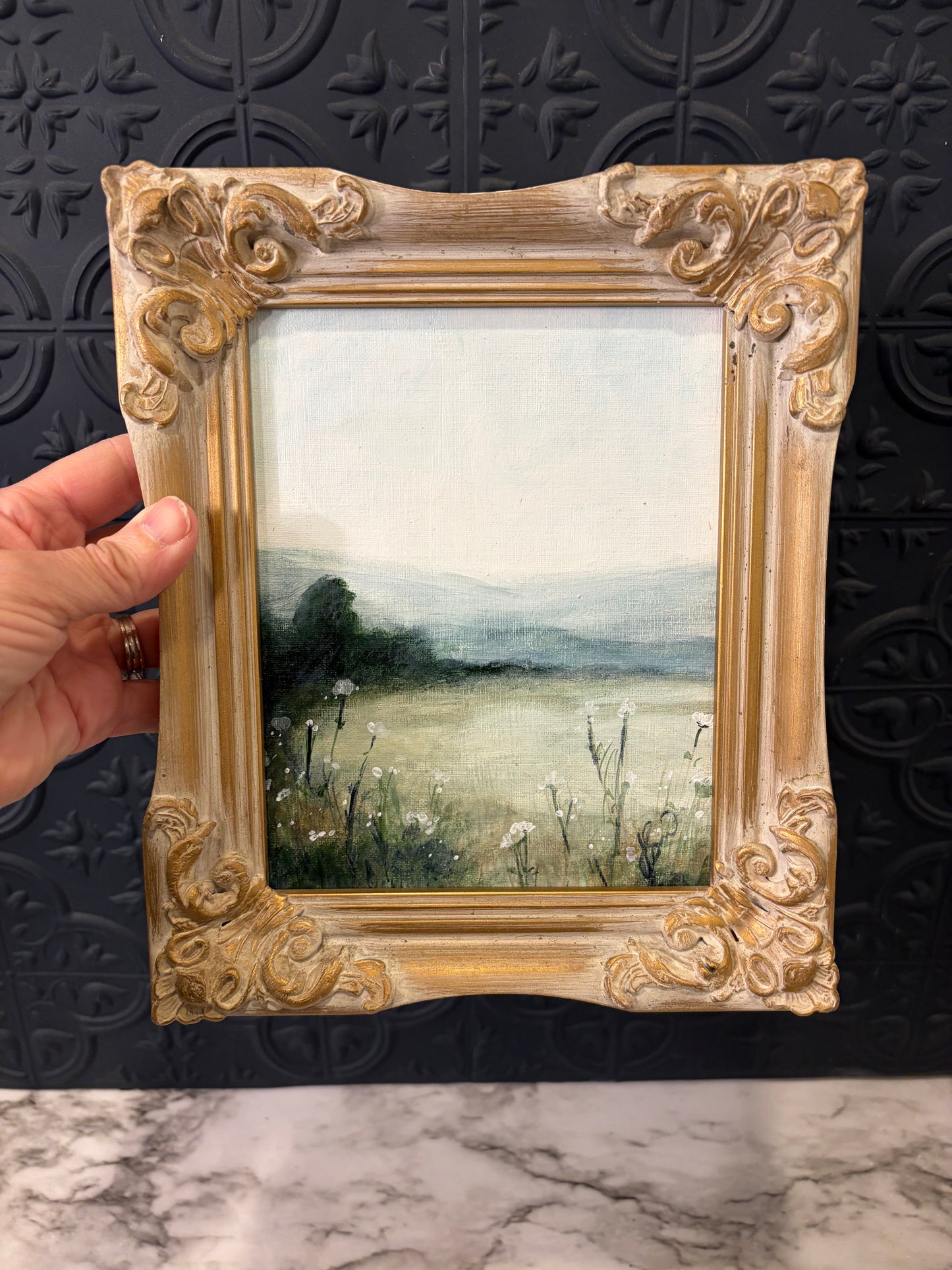 Daisy Valley Original Painting by Jessie