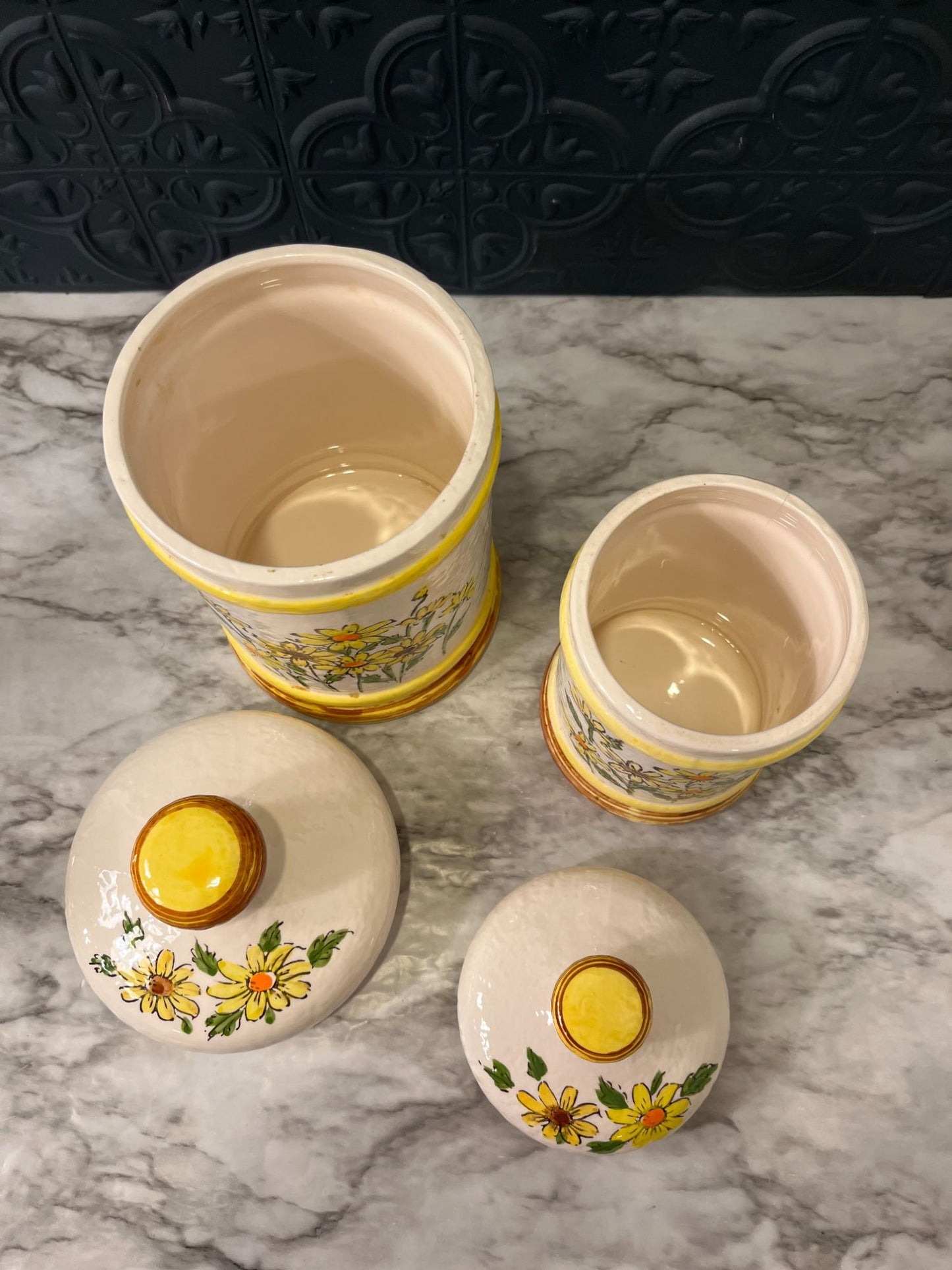 Sears and Roebuck Daisy  Canisters