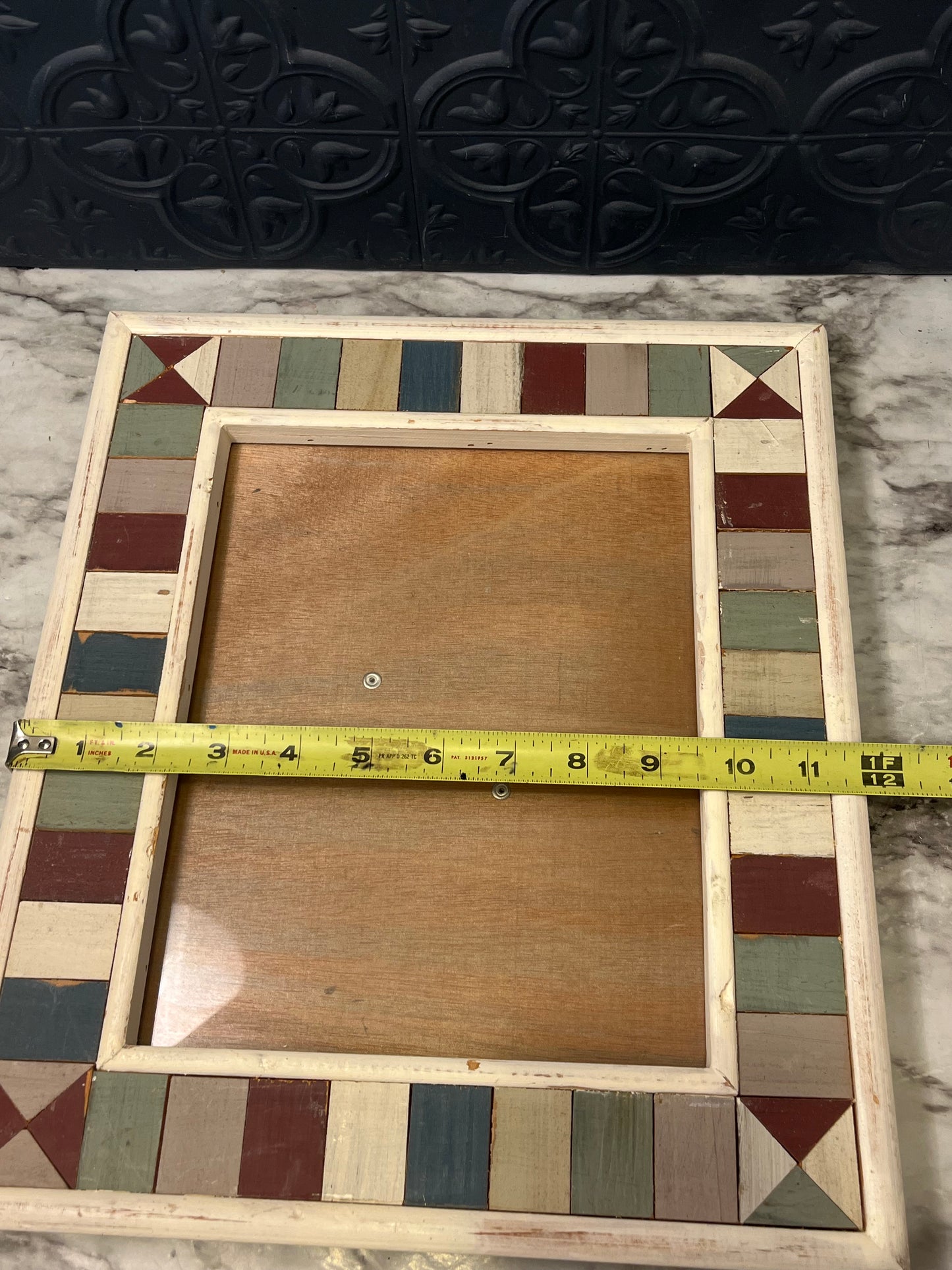 Wood Multicolor Block Frame