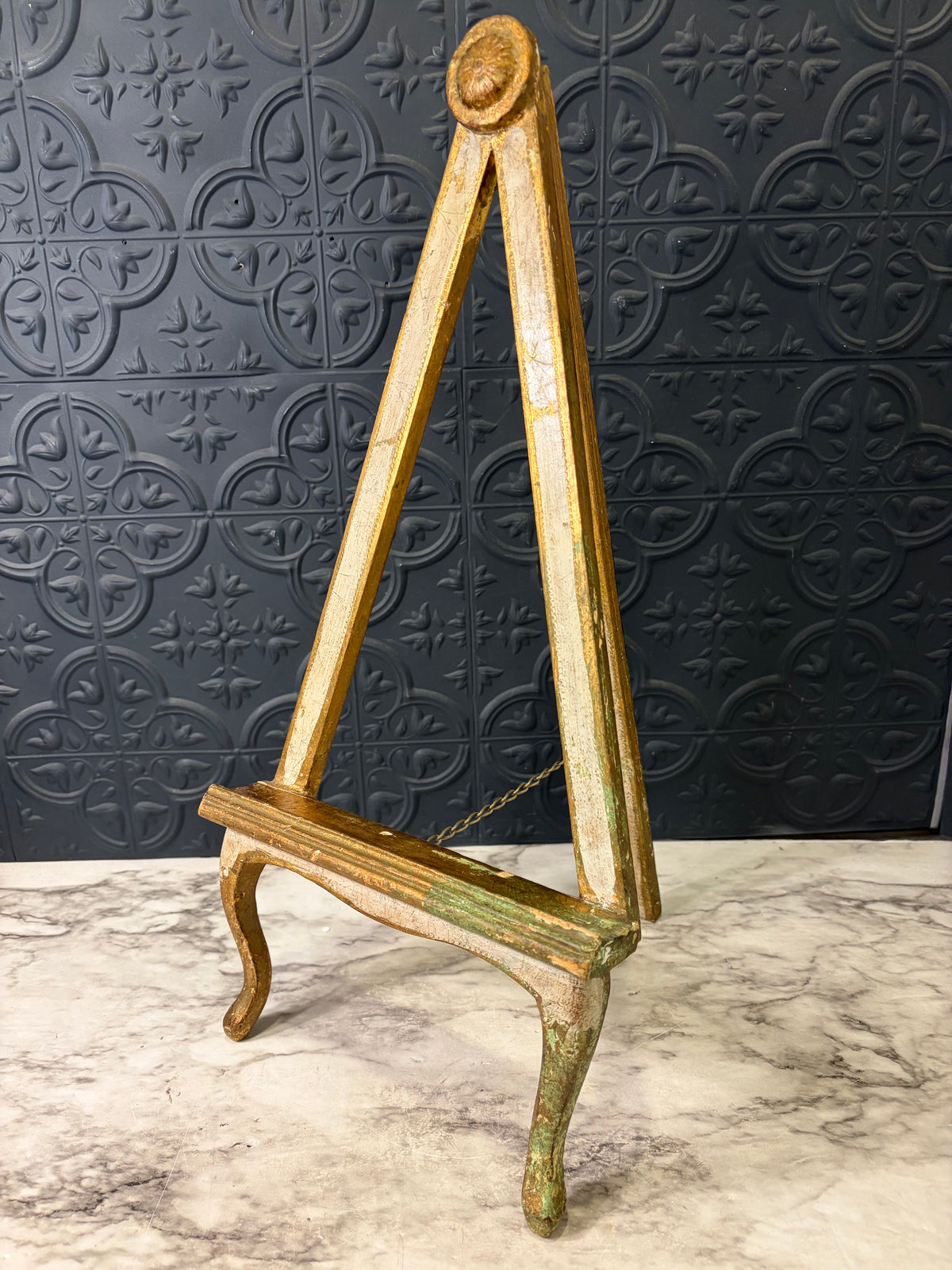 Vintage Florentine Tabletop Easel