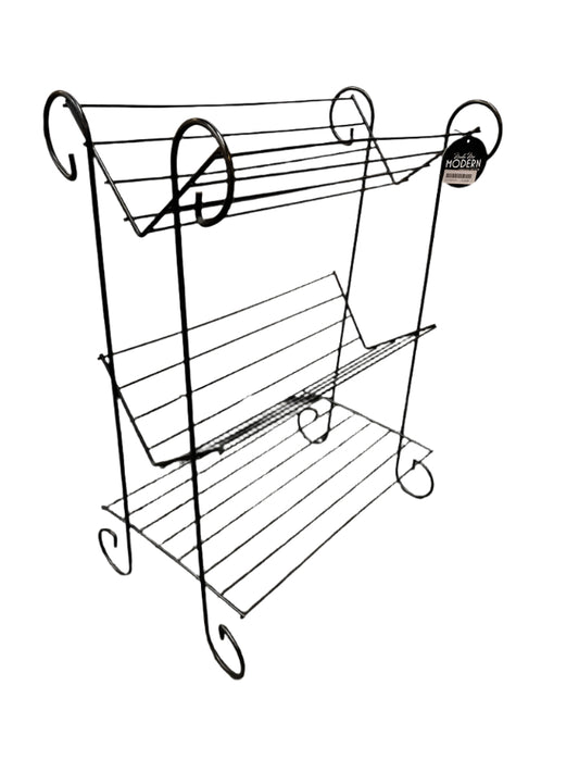 Black Wire Bookcase