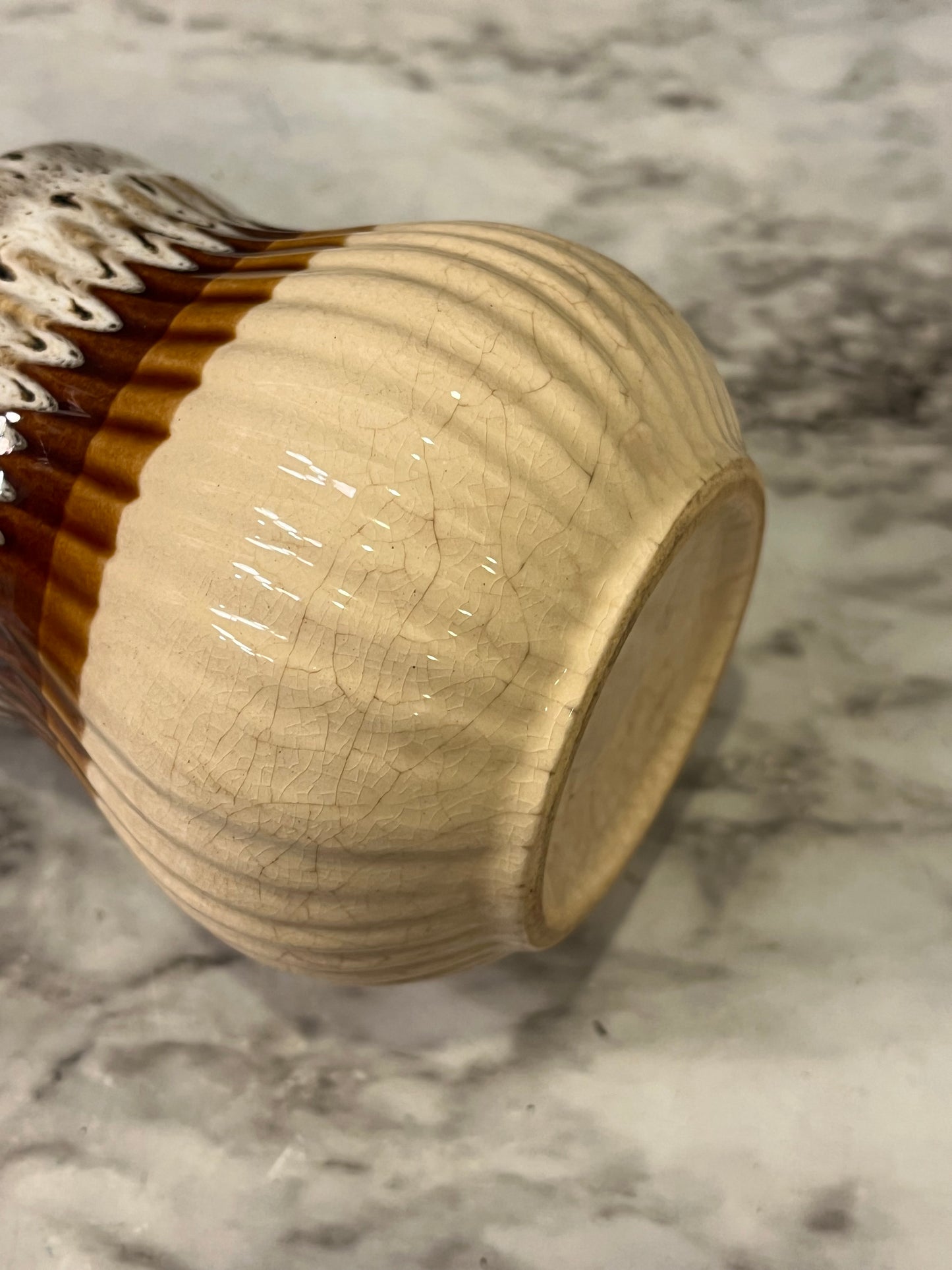 Tri Tone Ridged Mug set of 2