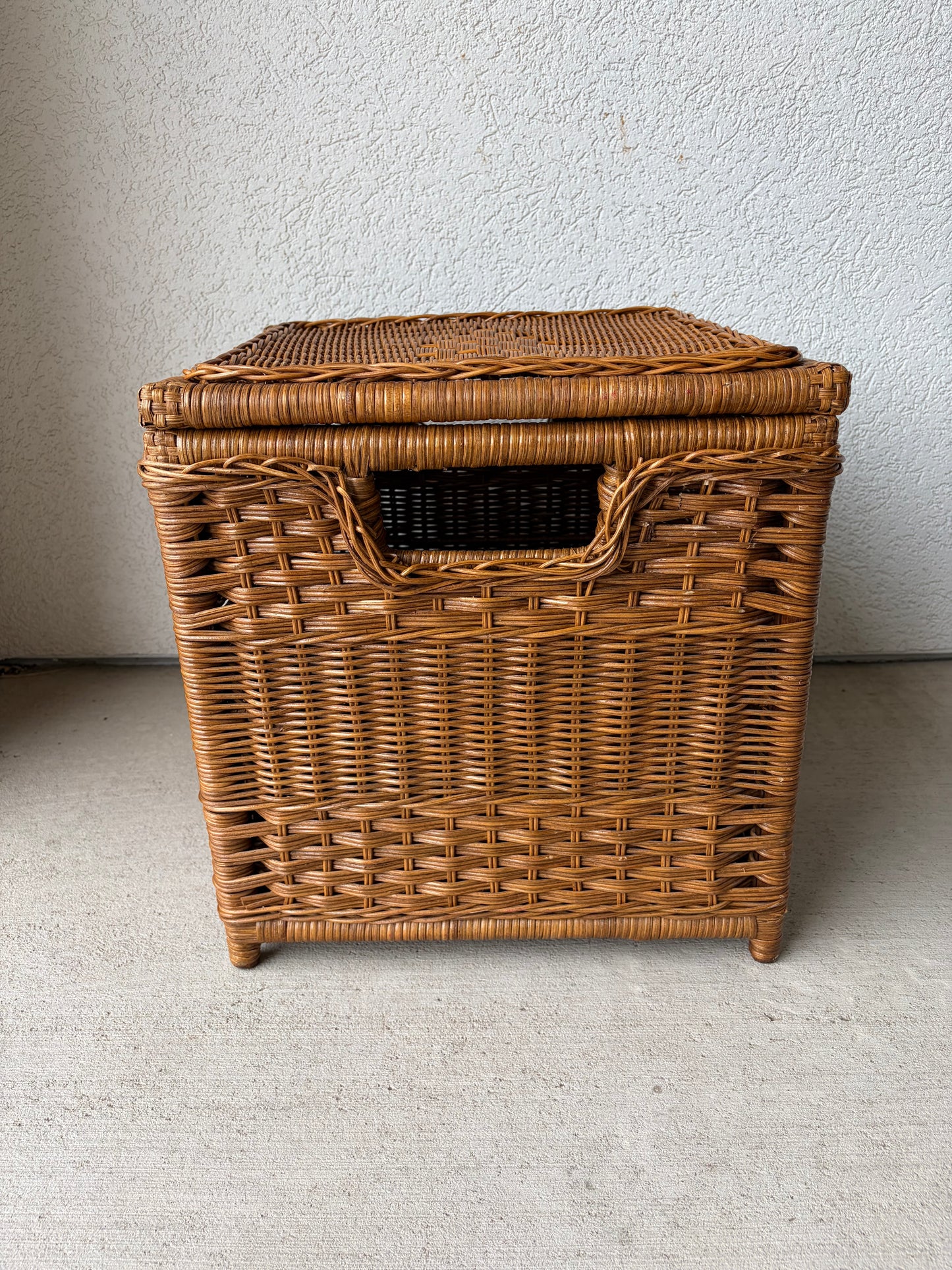 Wicker Basket with Handles