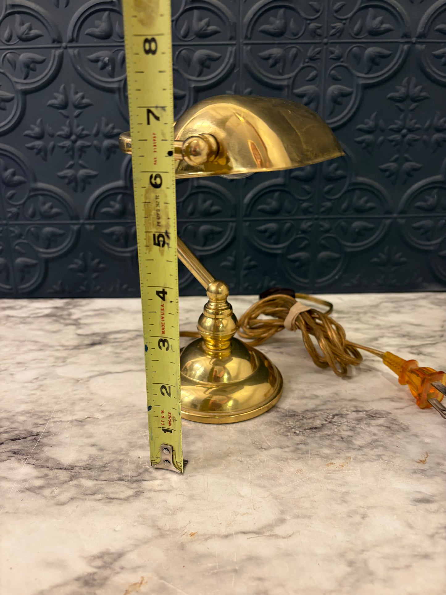 Mini Brass Piano Lamp