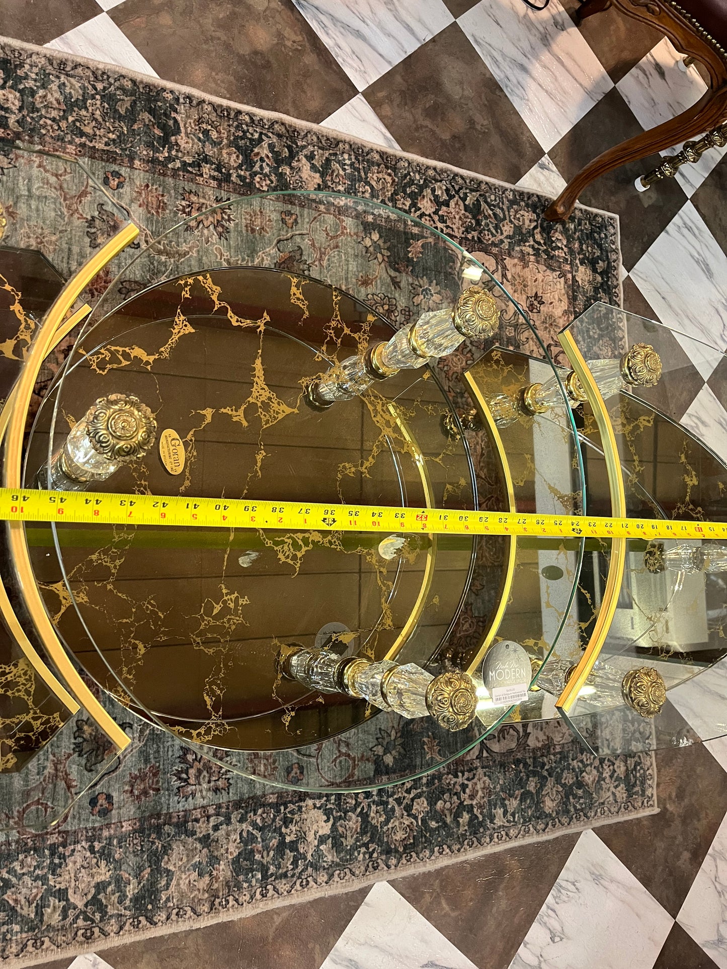 Goran of Belgium Hollywood Regency Table Set of 3