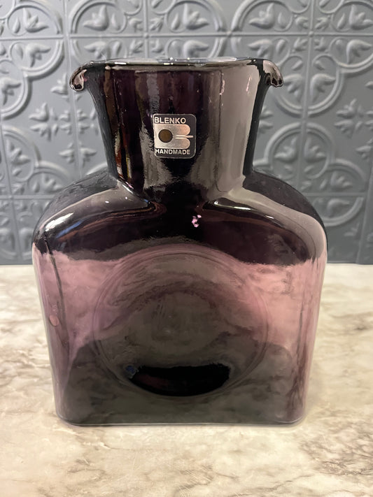 Blenko Amethyst pitcher AS IS