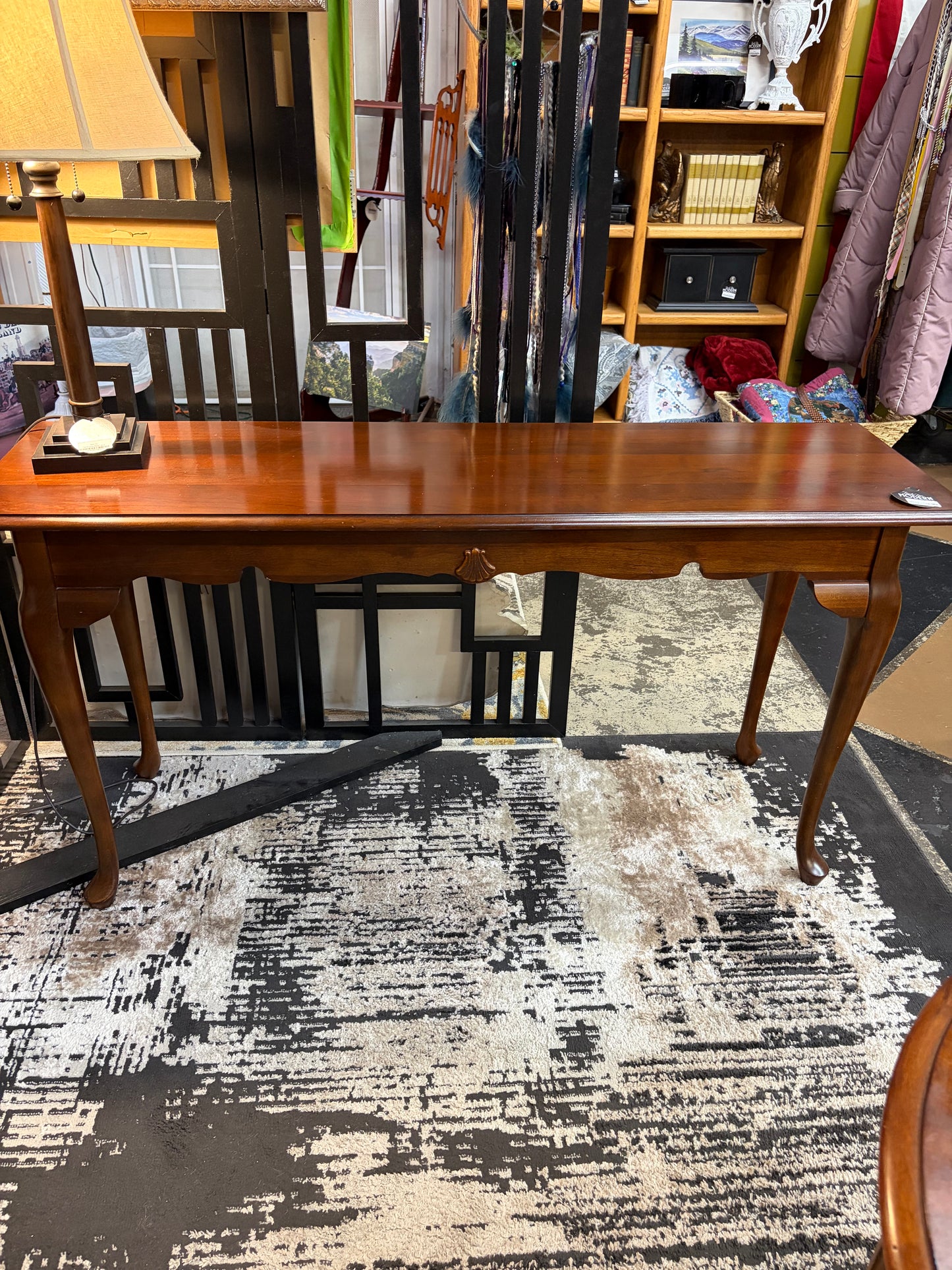 Long Cherry Color Entry/Sofa Table
