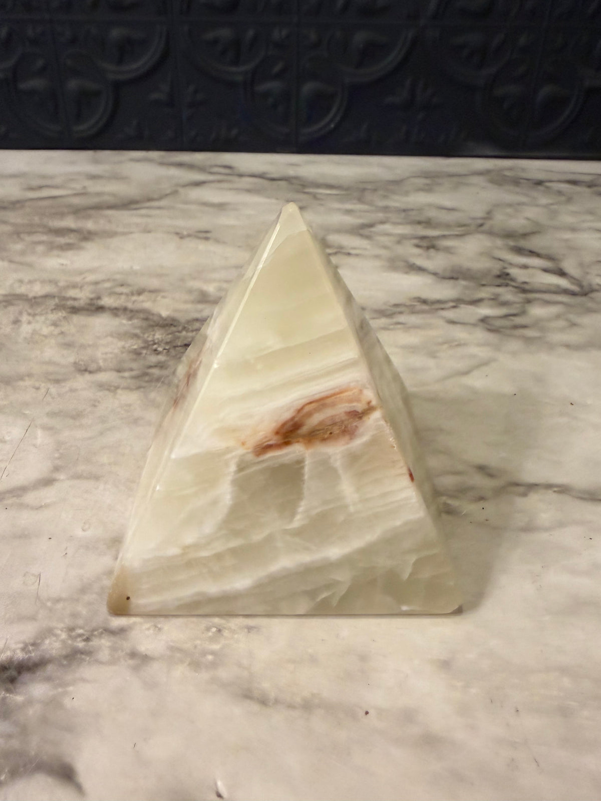 3" Onyx Stone Pyramid