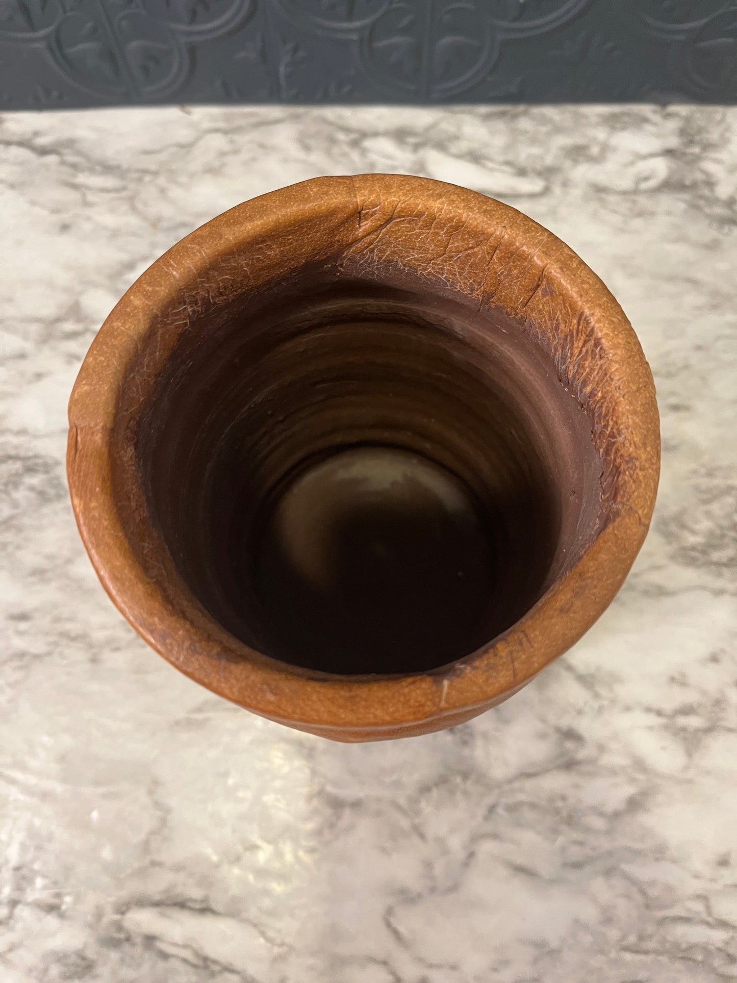 Leather Wrapped Canister