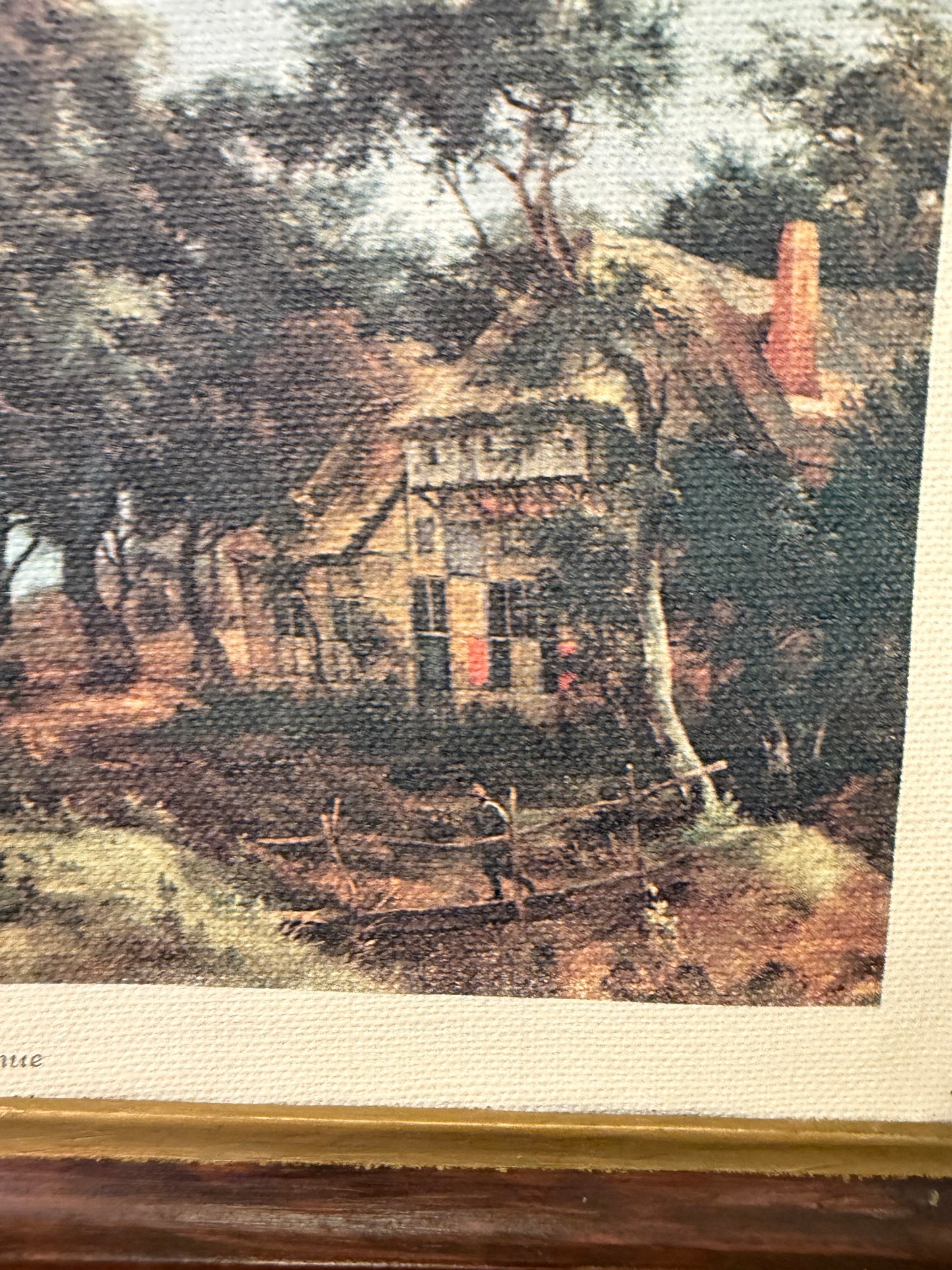 Village Avenue Print on Canvas